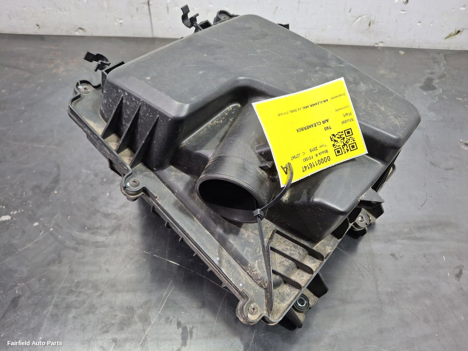 2017-2021 Ldv T60 Air Cleaner Box
