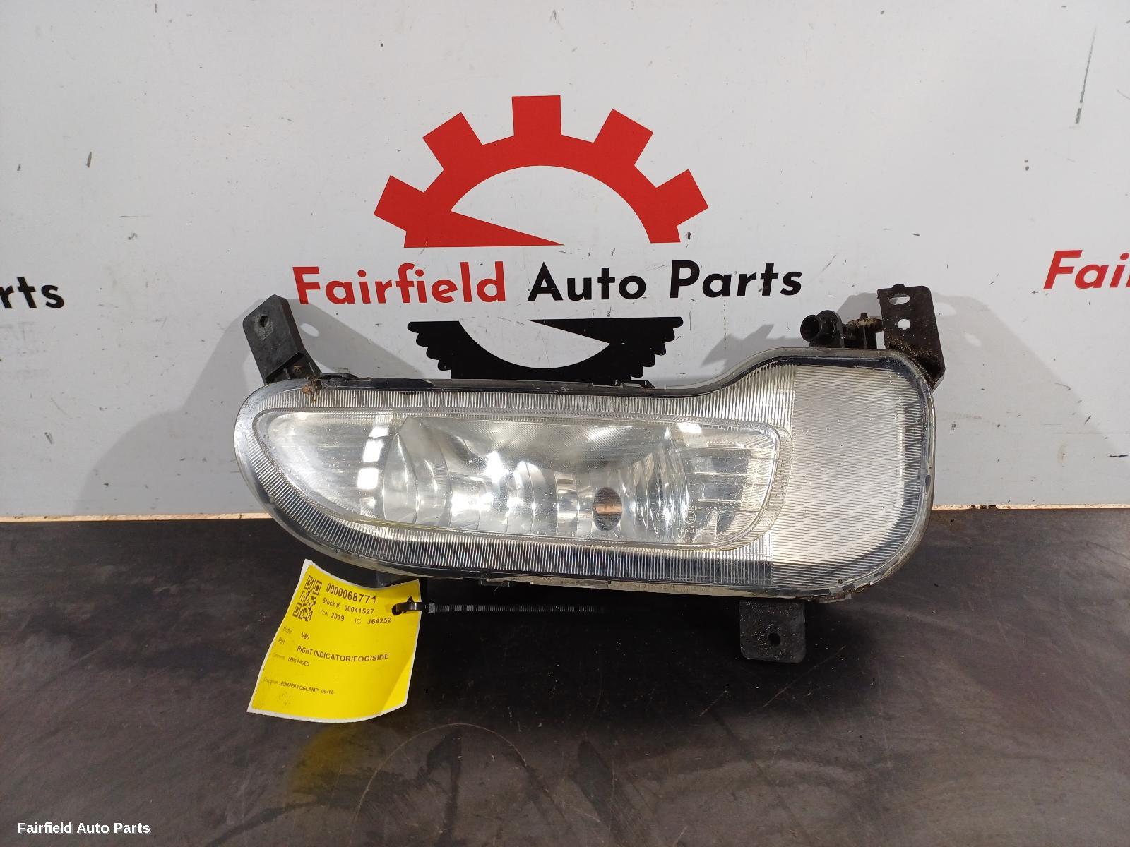 2018-2023 Ldv V80 Right Indicator Fog Side