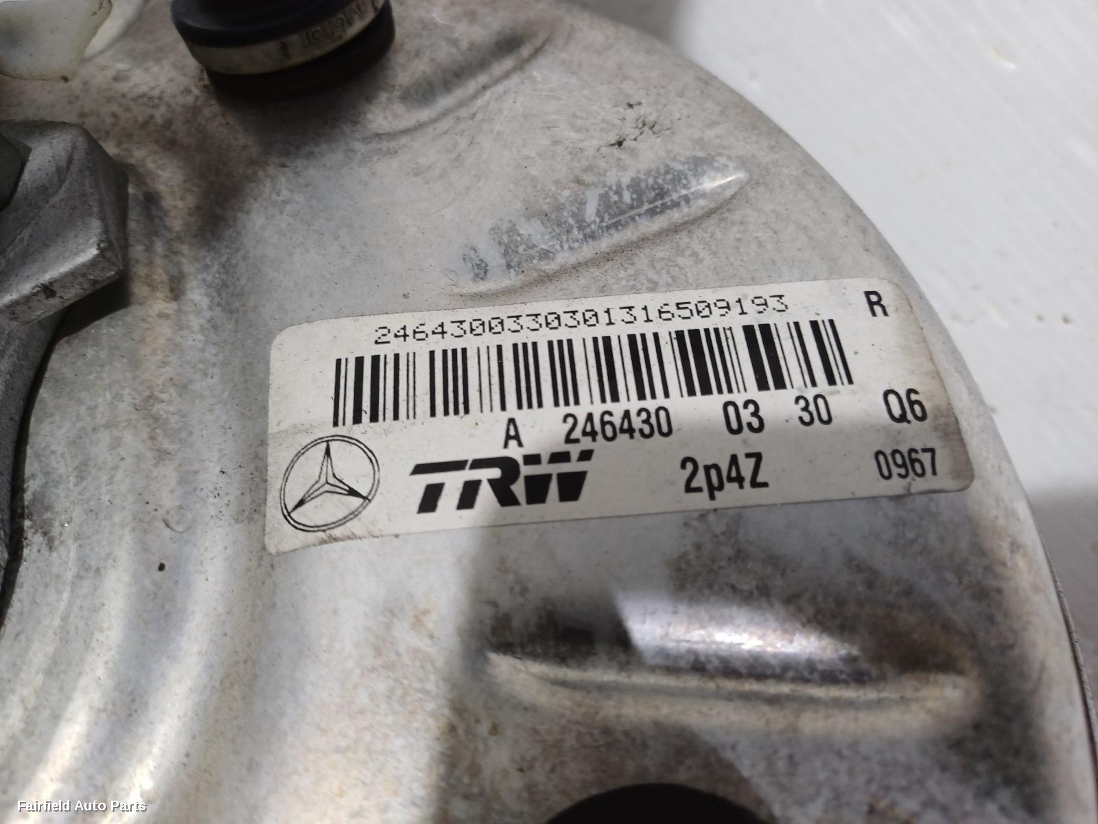2012-2018 Mercedes A Class Brake Booster