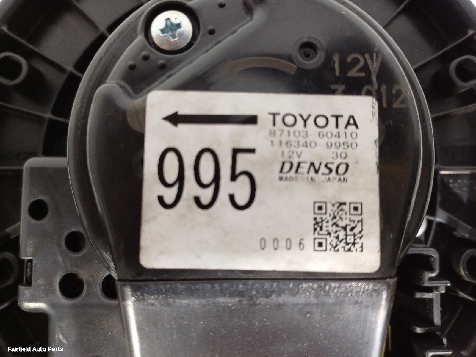 2009-2023 Toyota Prado Heater Fan Motor