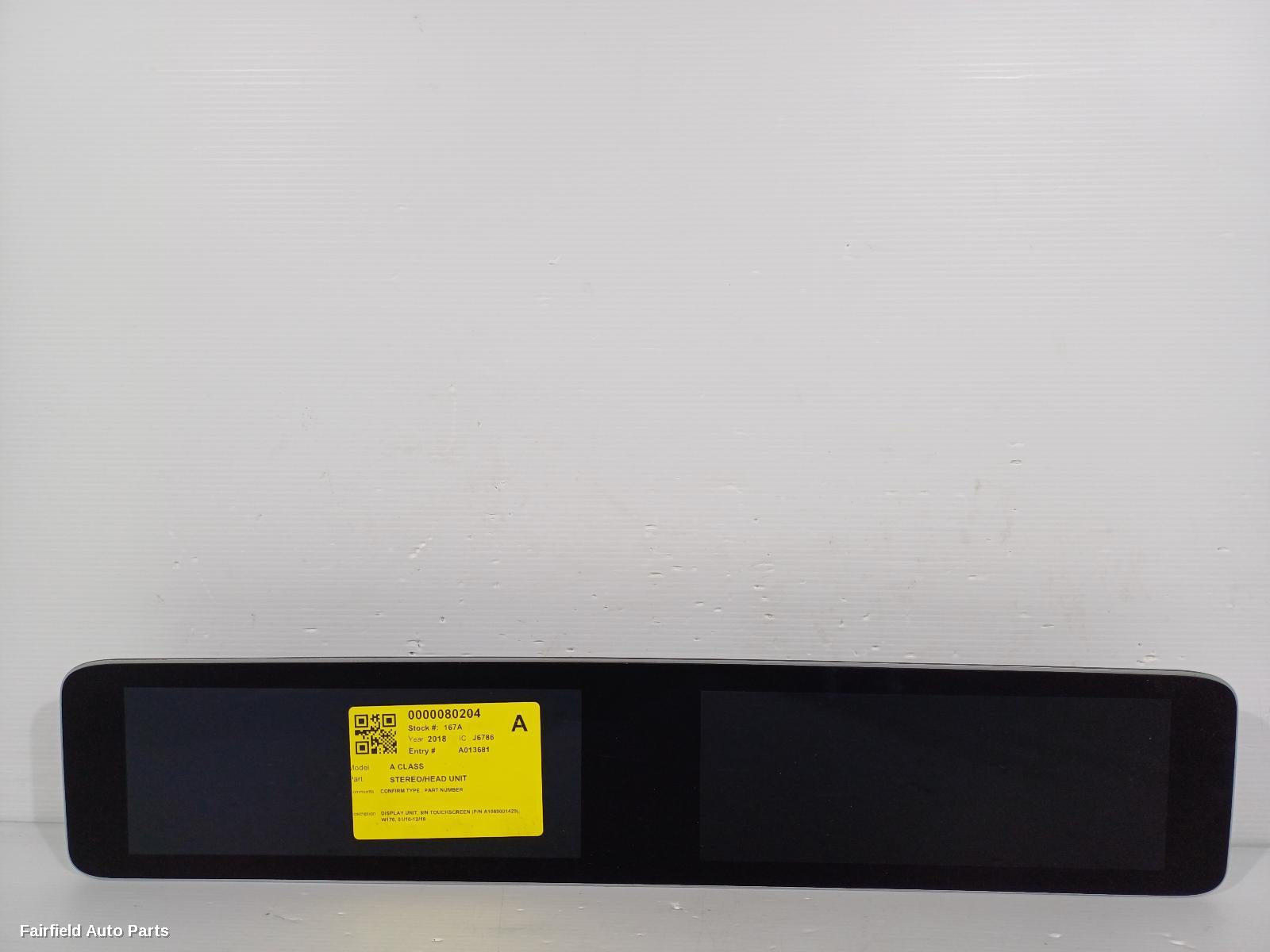 2018-2023 Mercedes A Class Radio Cd Dvd Sat Tv