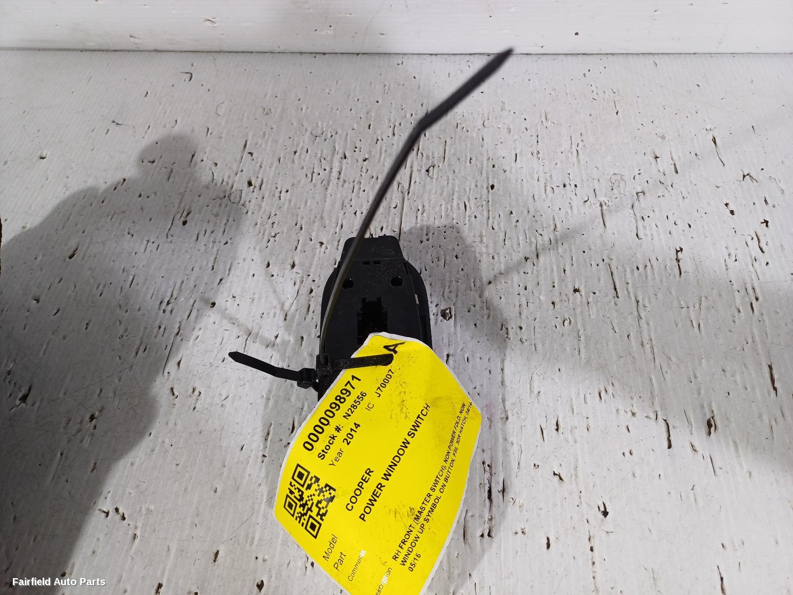 2014-2016 Mini Cooper Pwr Dr Wind Switch