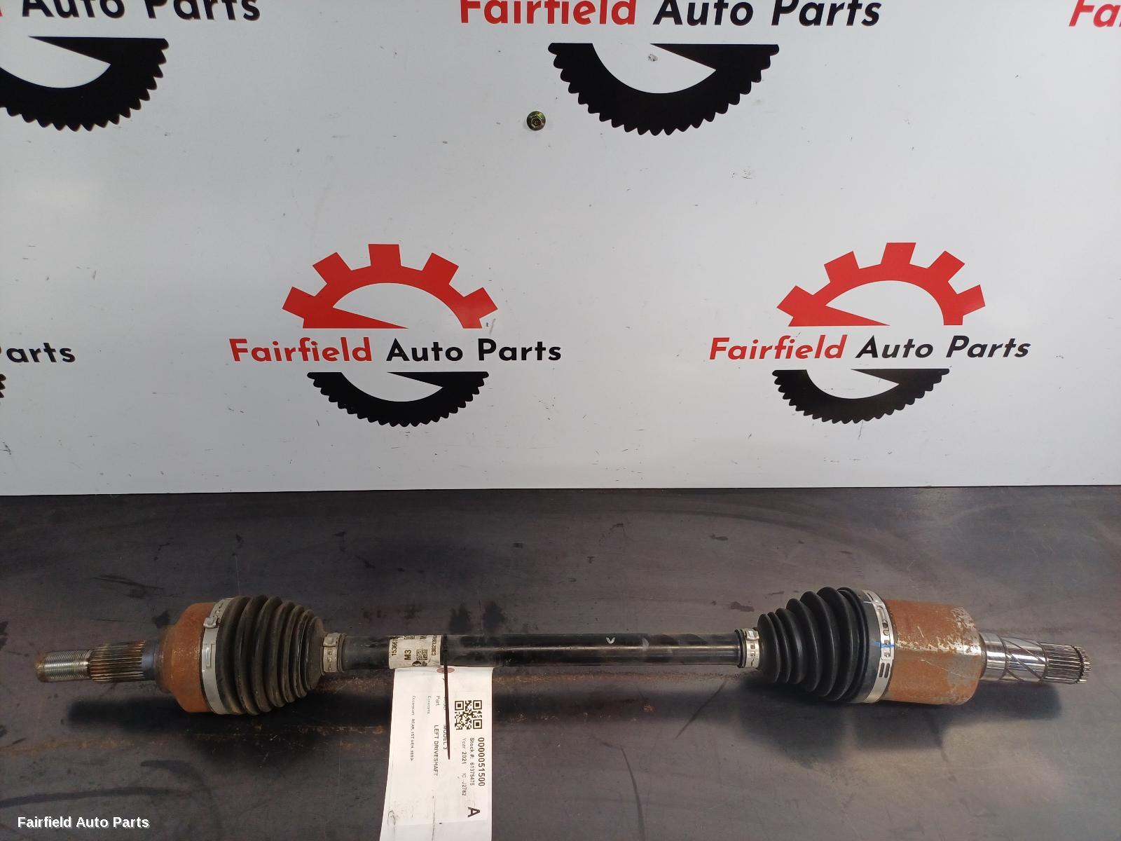 2019-2024 Tesla Model 3 Left Driveshaft