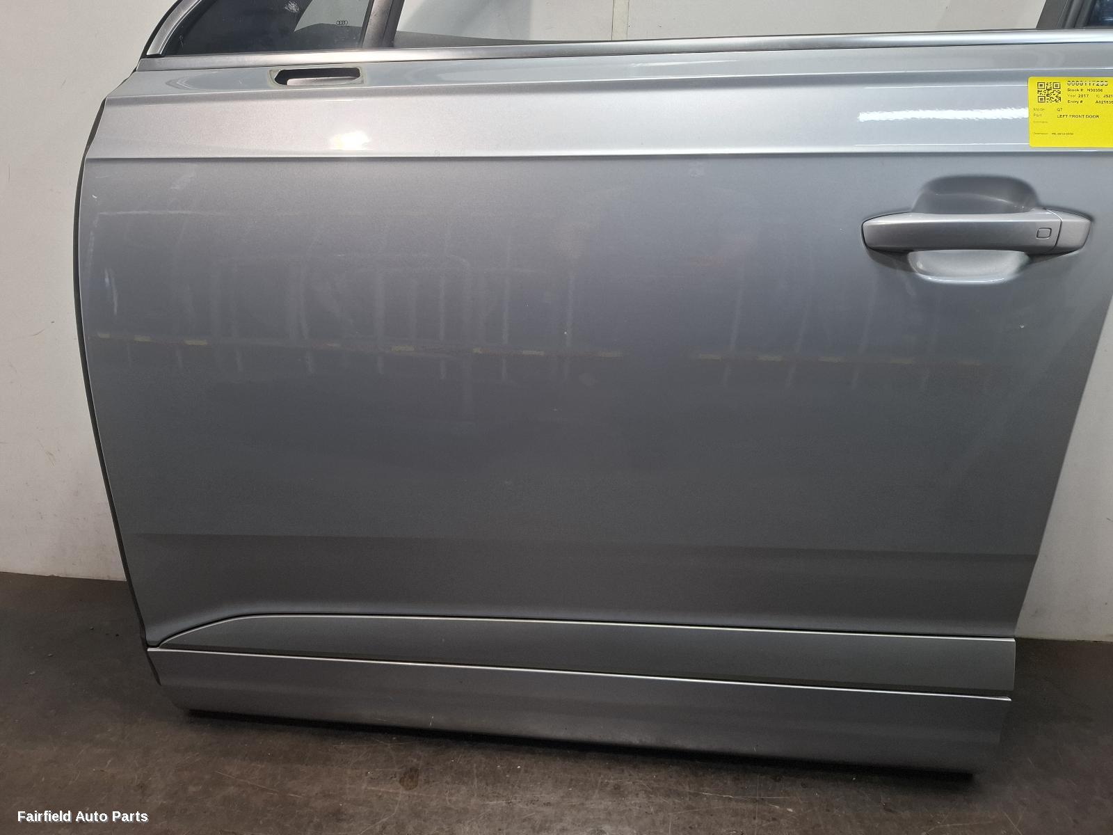 2015-2020 Audi Q7 Left Front Door