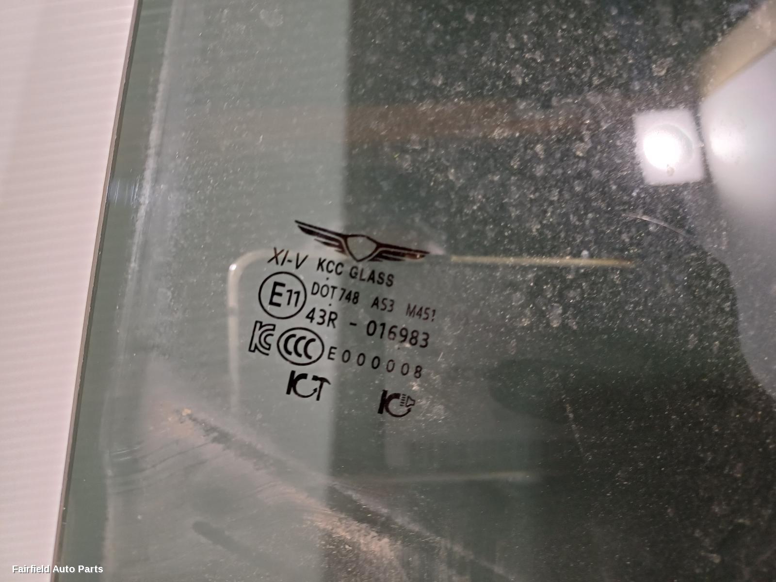 2021-2026 Genesis Gv60 Right Rear Door Window