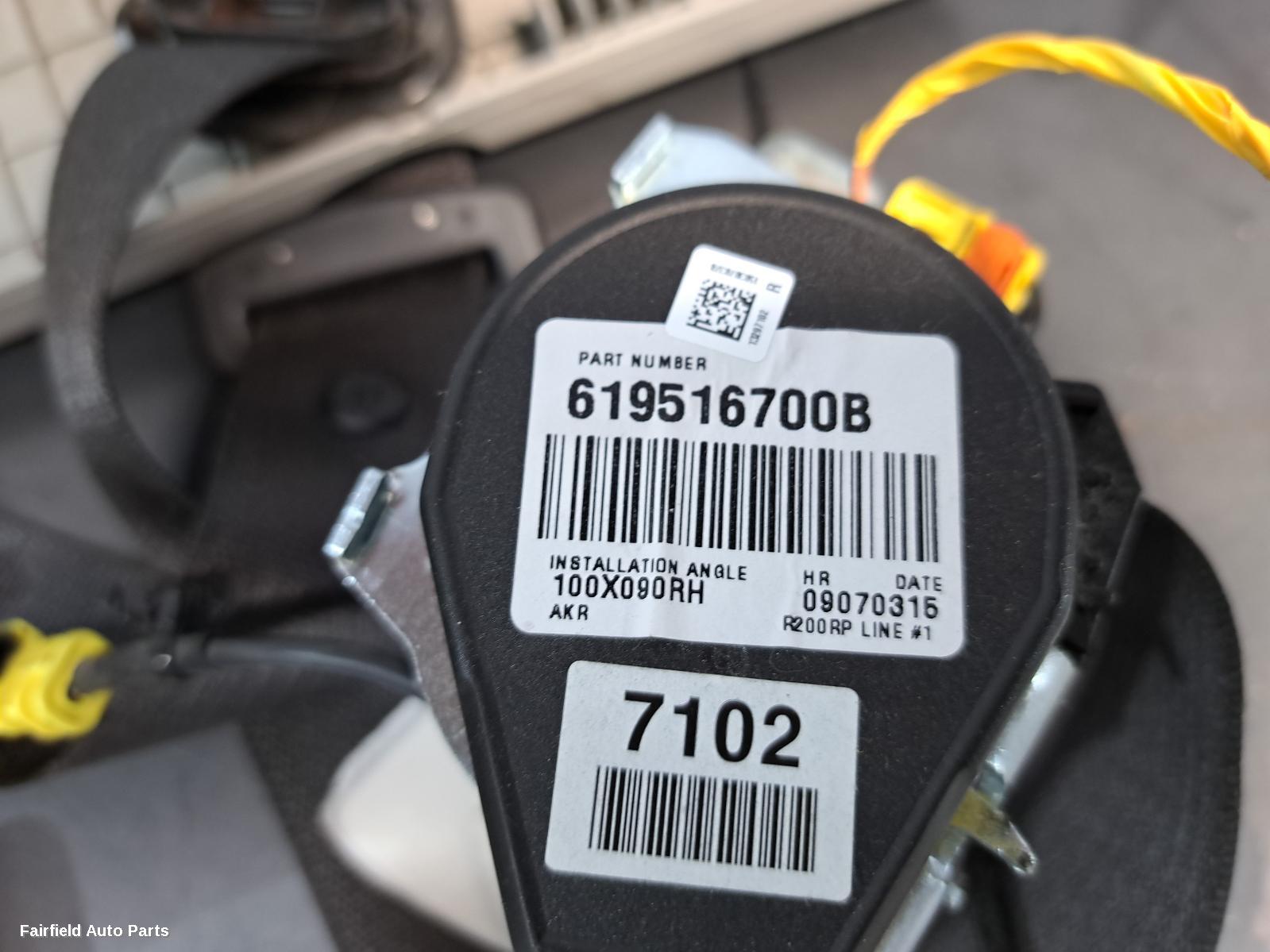 2015-2017 Holden Cruze Seatbelt Stalk
