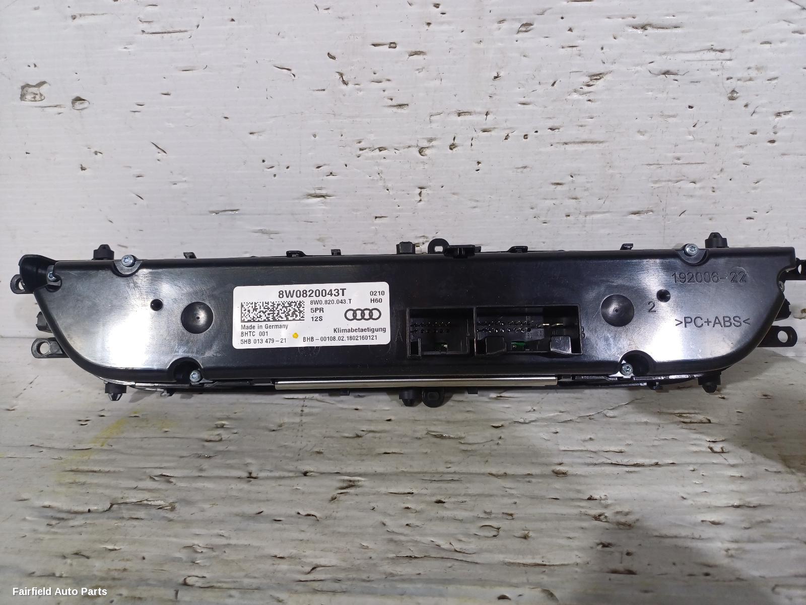 2015-2025 Audi A4 Heater Ac Controls