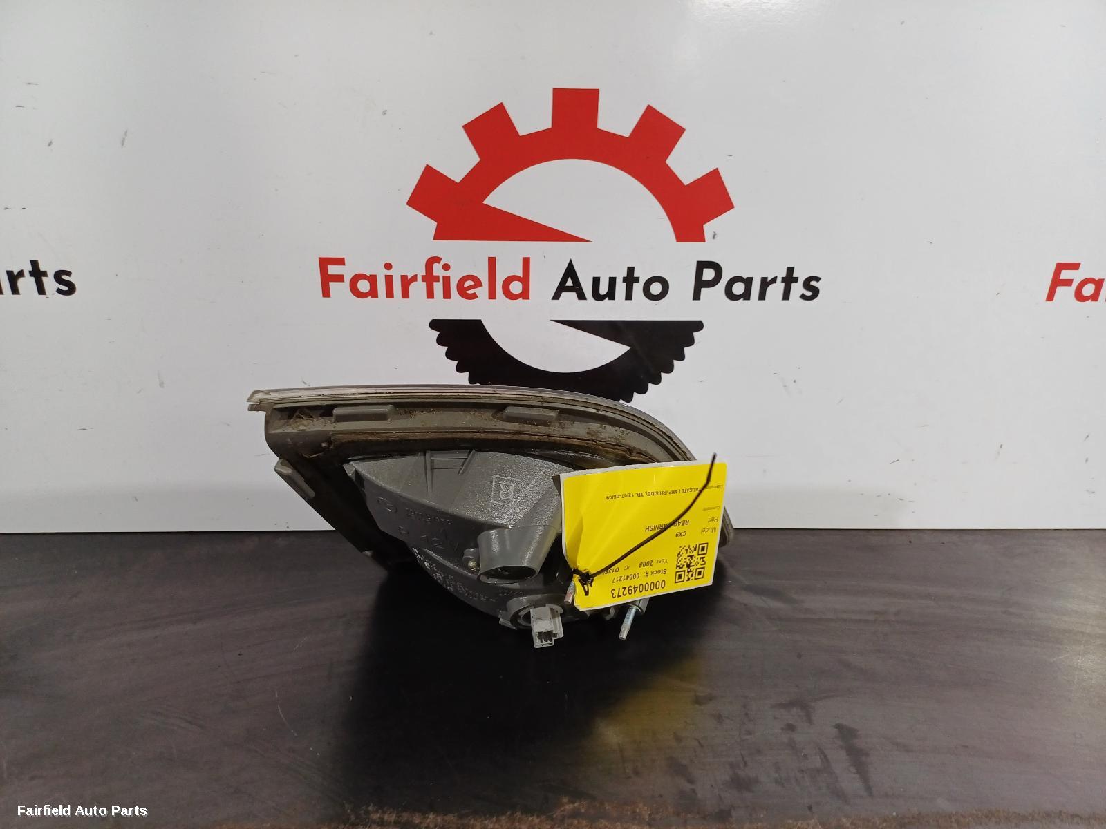 2007-2009 Mazda Cx9 Rear Garnish