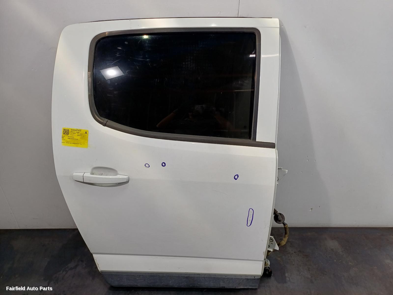 2012-2020 Holden Colorado Right Rear Door Sliding
