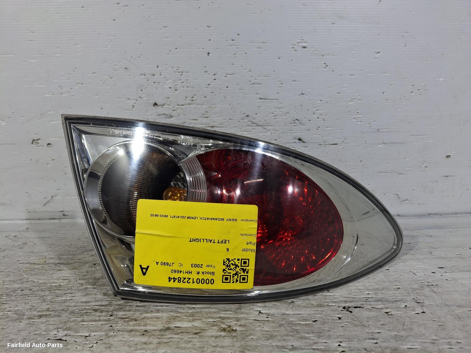 2002-2005 Mazda 6 Left Taillight