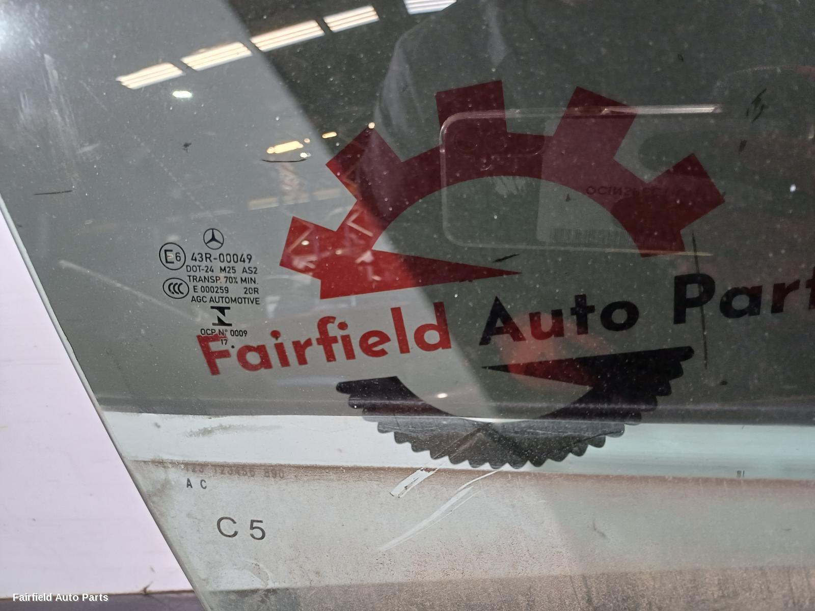 2016-2023 Mercedes C Class Right Front Door Window