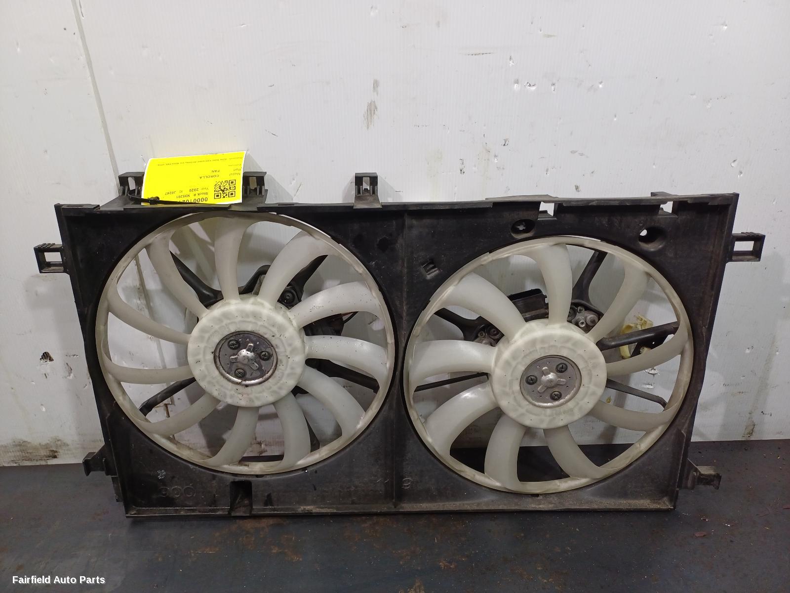 2018-2022 Toyota Corolla Fan
