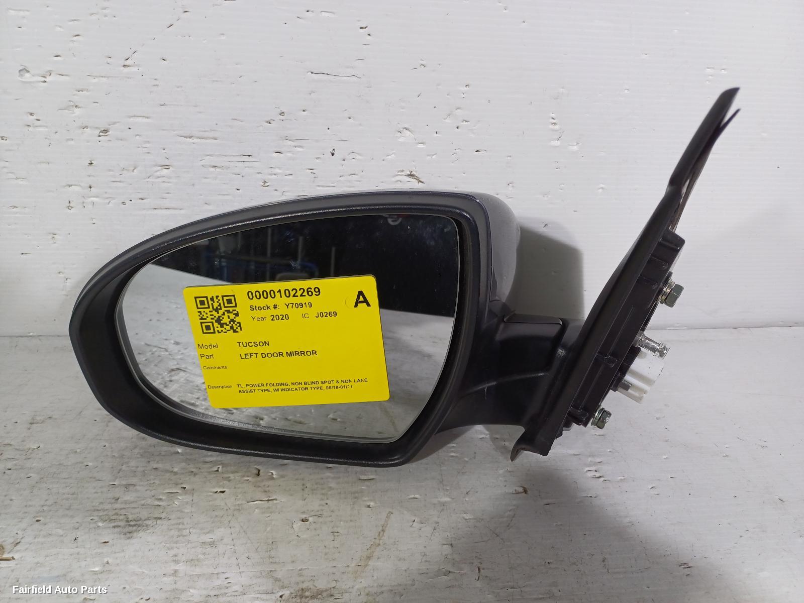 2018-2021 Hyundai Tucson Left Door Mirror
