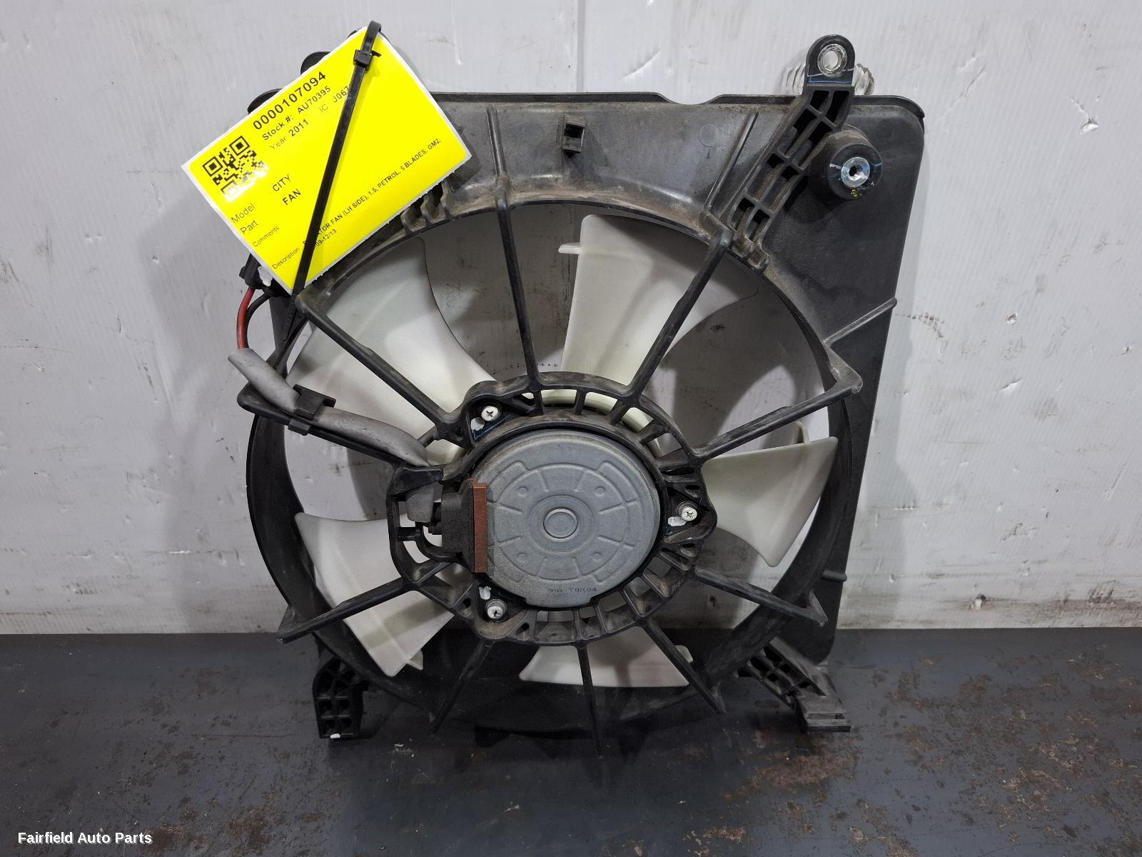 2009-2013 Honda City Fan
