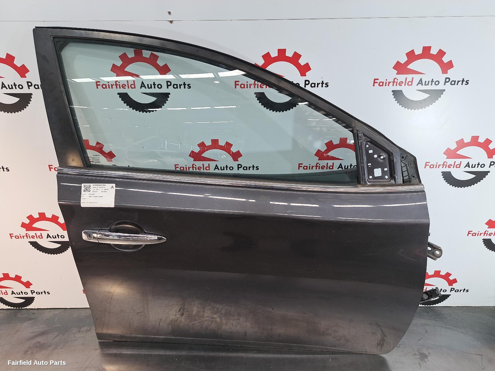 2012-2017 Nissan Pulsar Right Front Door