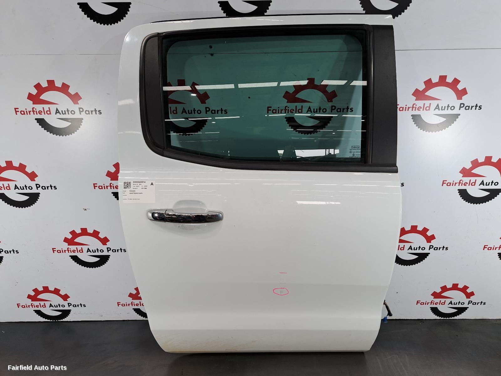 2011-2022 Ford Ranger Right Rear Door Sliding