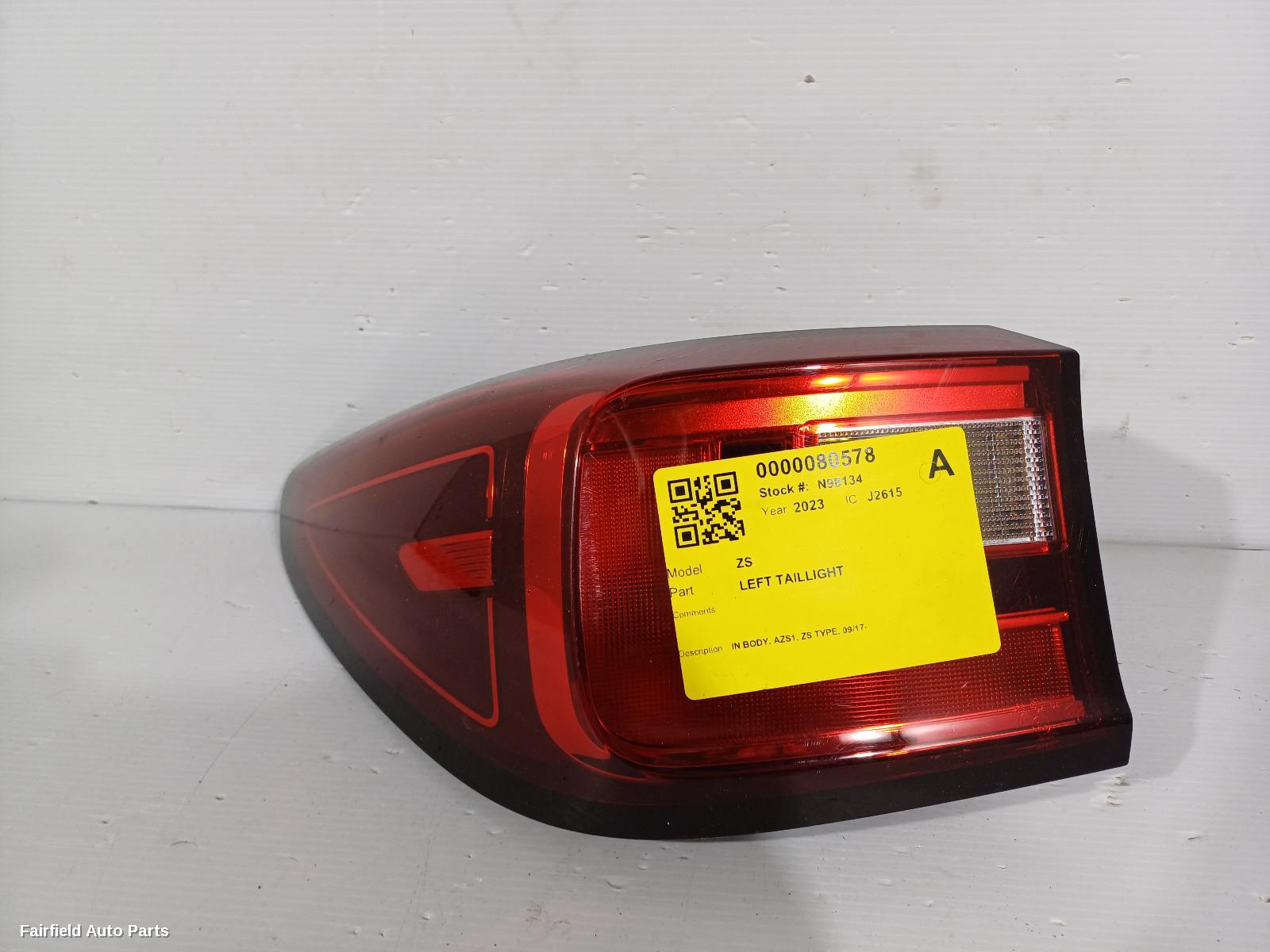 2017-2024 Mg Zs Left Taillight