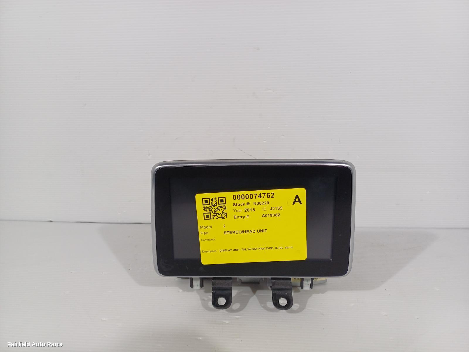 2014-2025 Mazda 2 Radio Cd Dvd Sat Tv