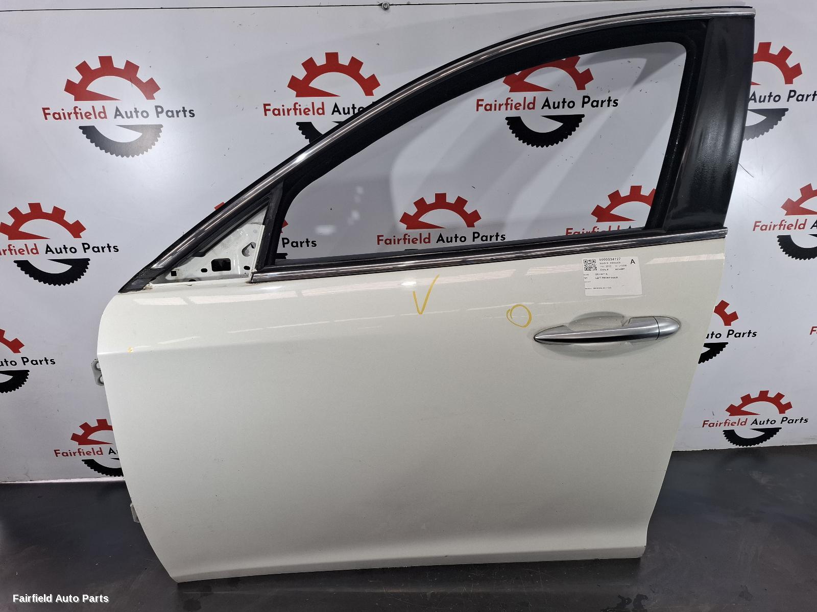 2011-2020 Alfa Romeo Giulietta Left Front Door