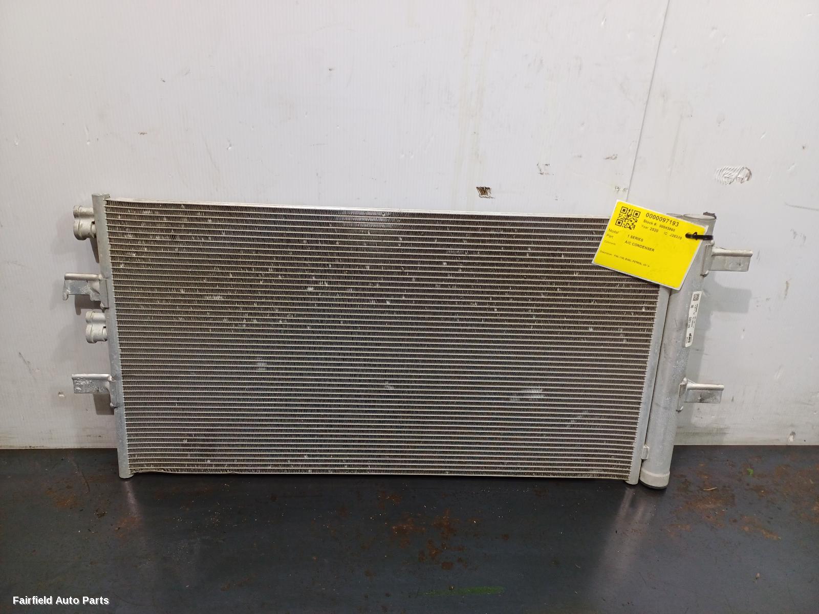 2019-2023 Bmw 1 Series A C Condenser