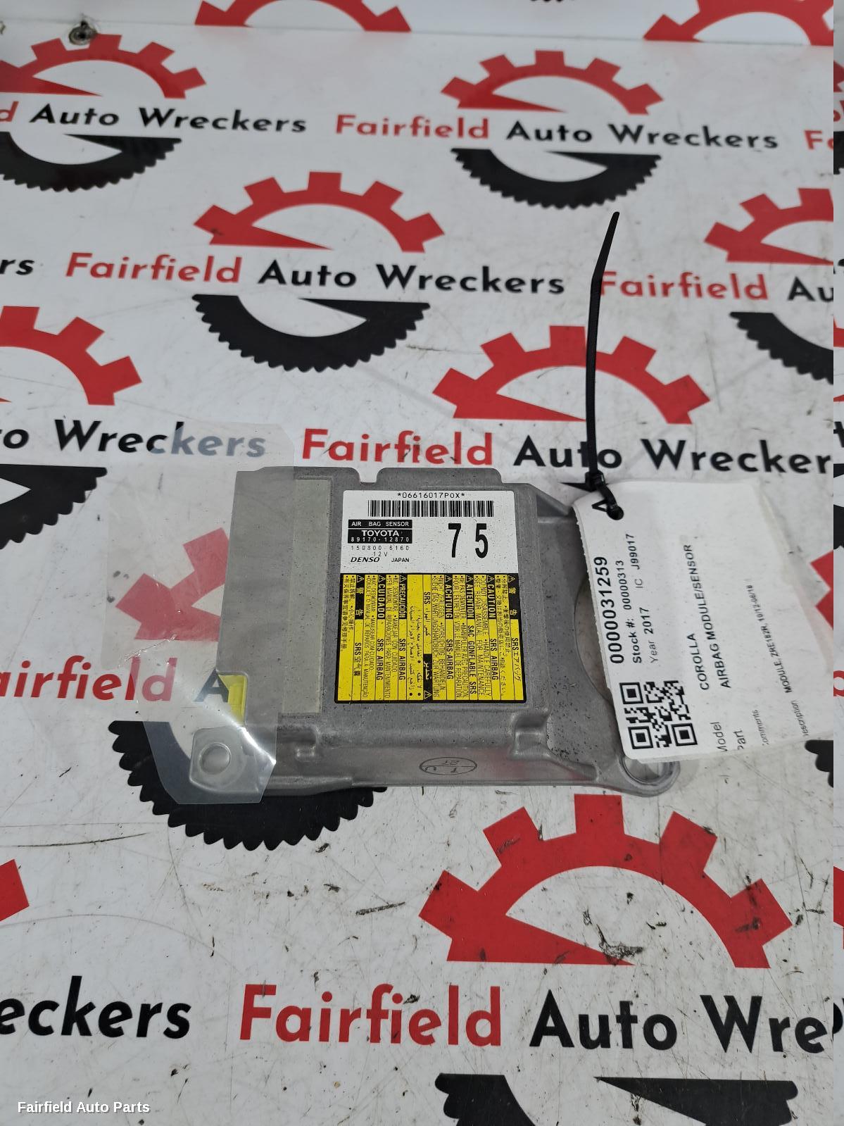 2012-2018 Toyota Corolla Airbag Module Sensor