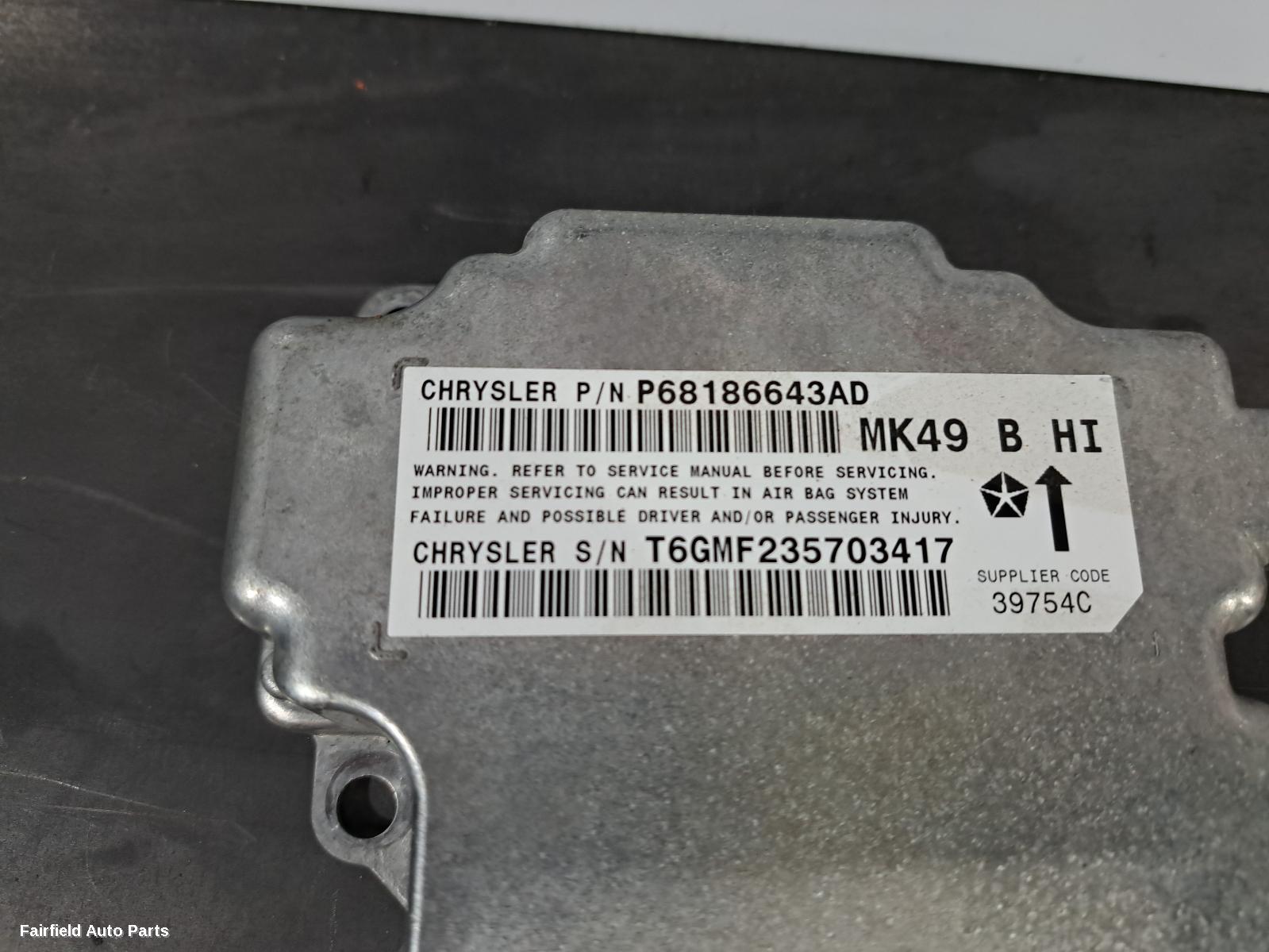 2011-2016 Jeep Compass Airbag Module Sensor