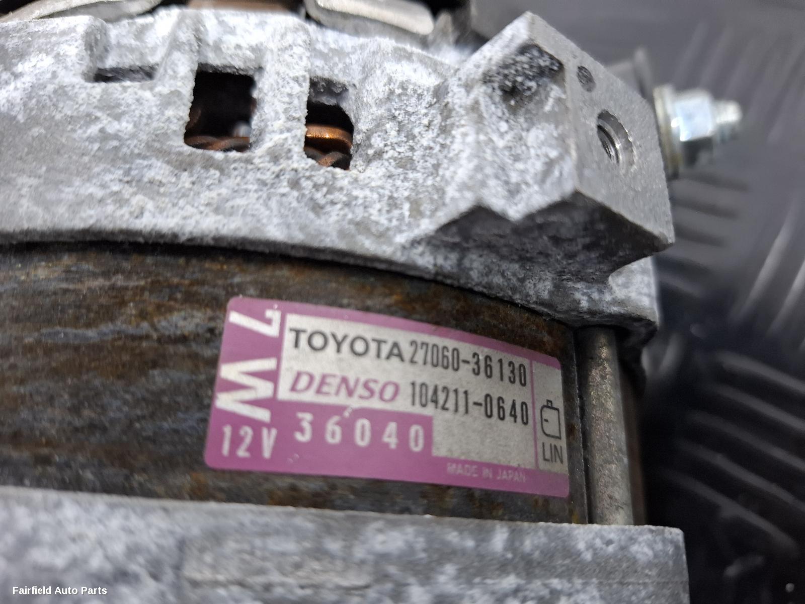 2015-2020 Lexus Gs Alternator