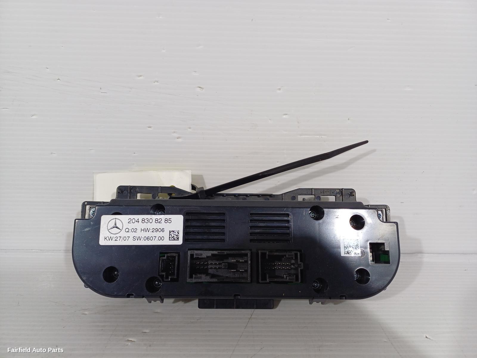 2007-2011 Mercedes C Class Heater Ac Controls