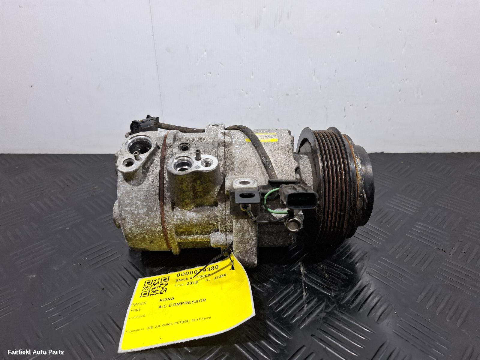 2017-2020 Hyundai Kona A C Compressor
