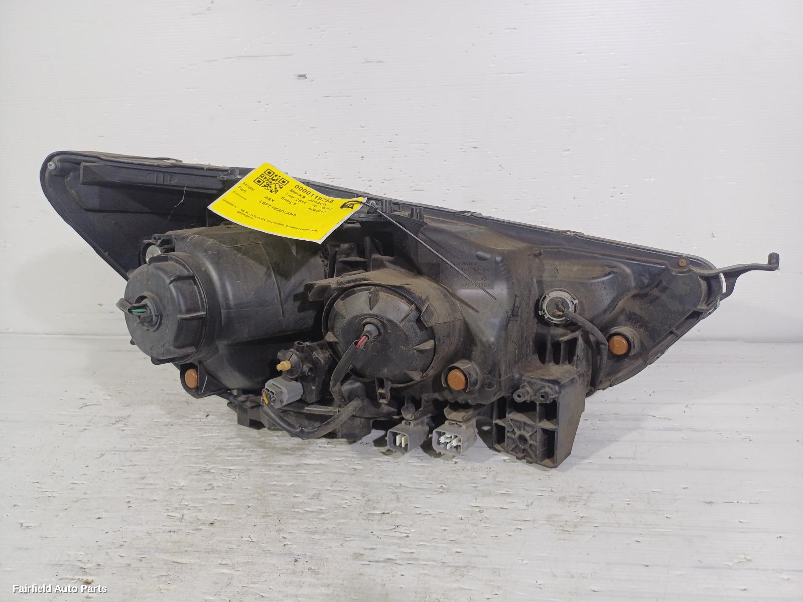 2014-2019 Mitsubishi Asx Left Headlamp