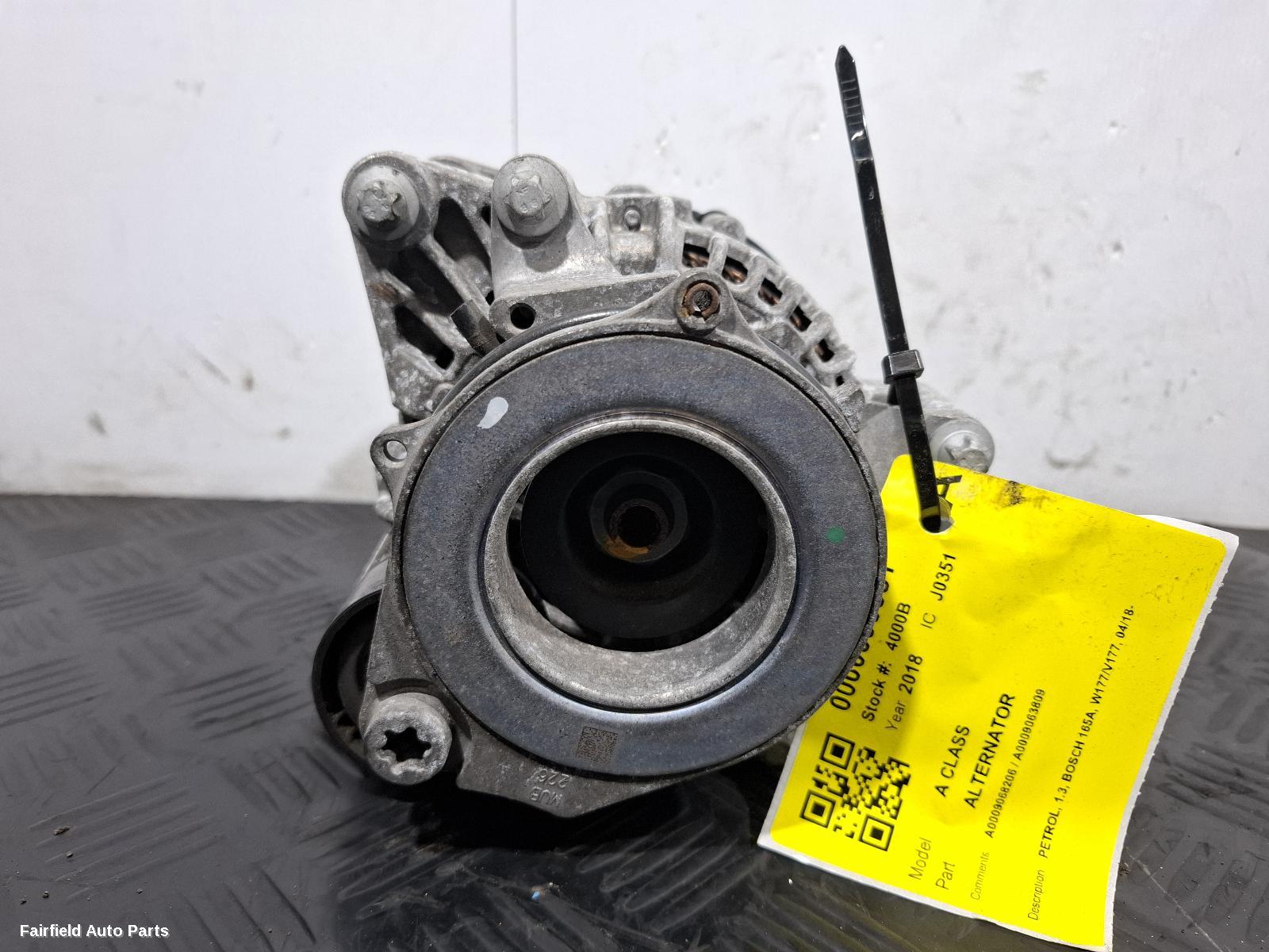 2018-2023 Mercedes A Class Alternator