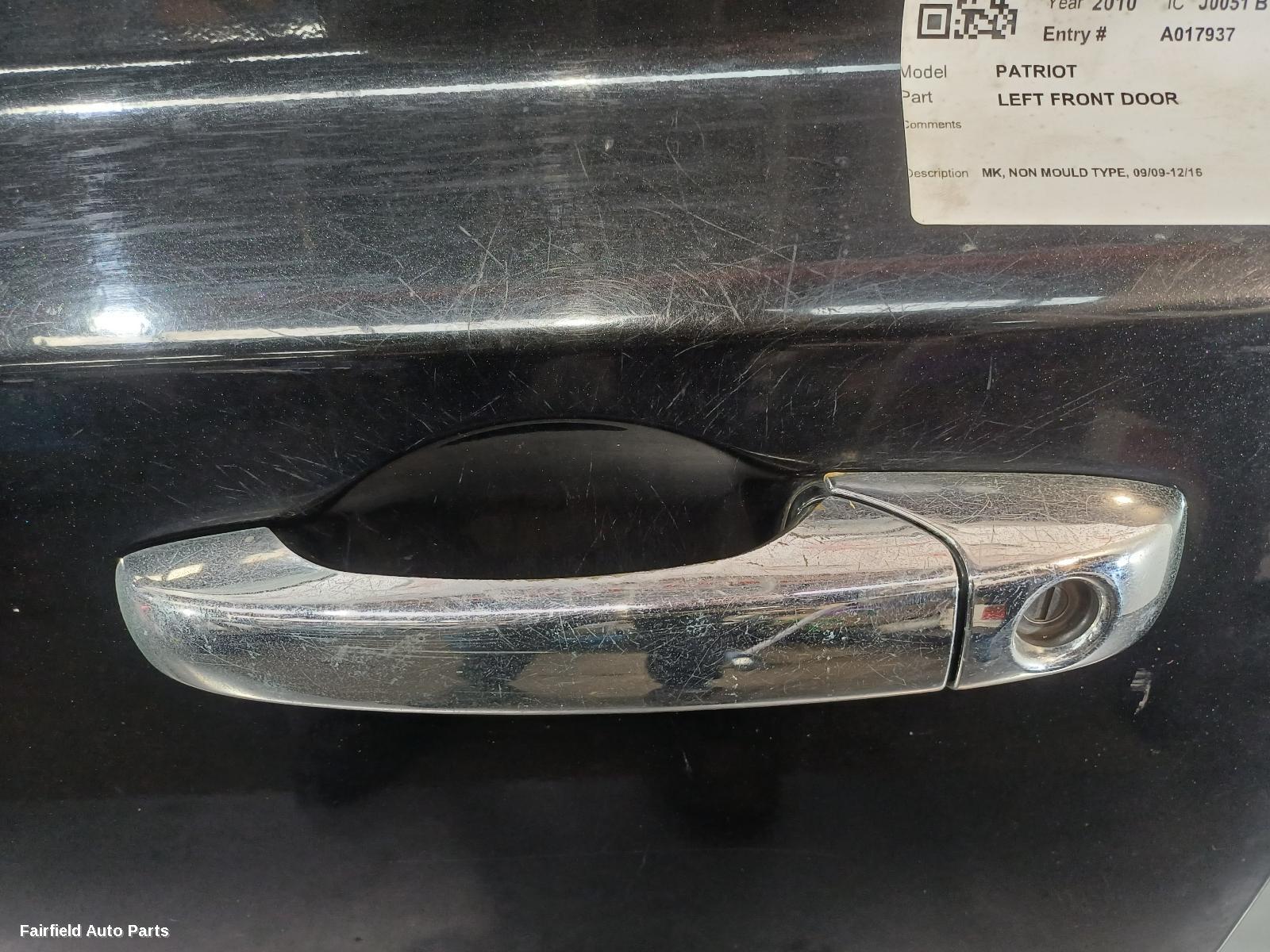 2009-2016 Jeep Patriot Left Front Door