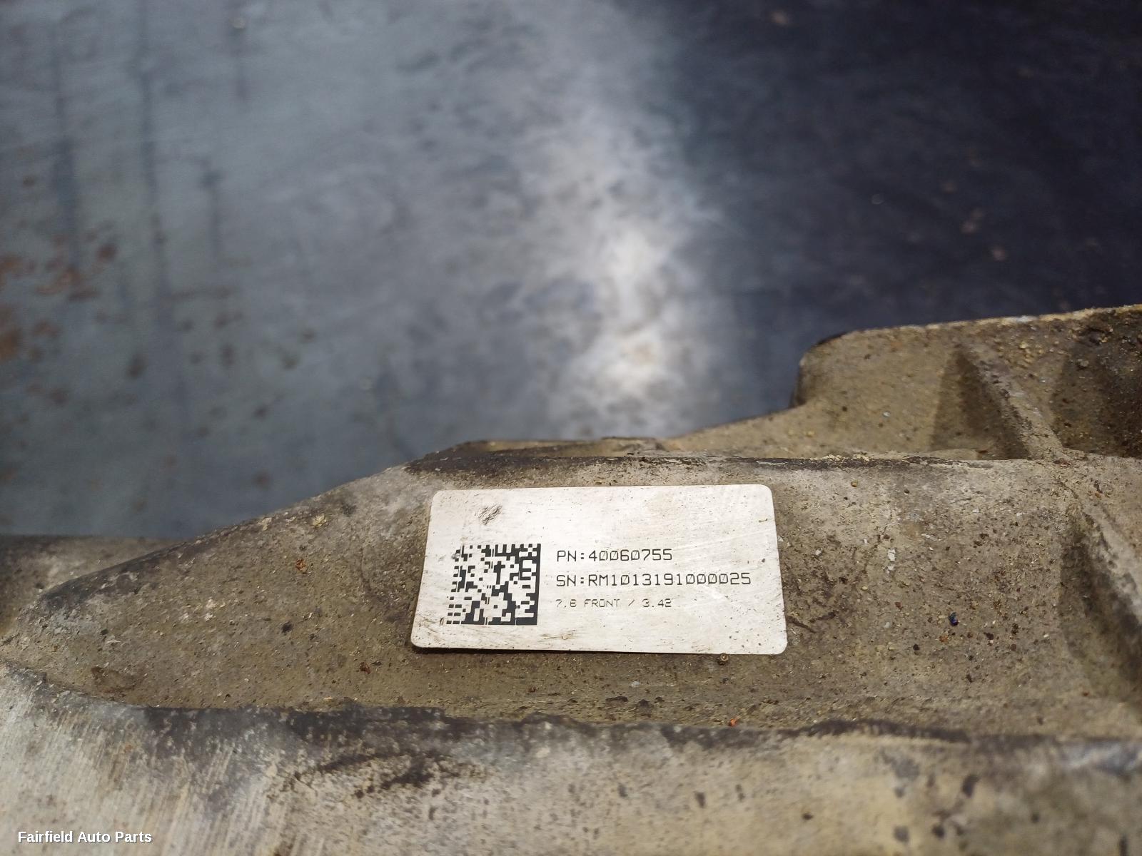 2012-2020 Holden Colorado Differential Centre