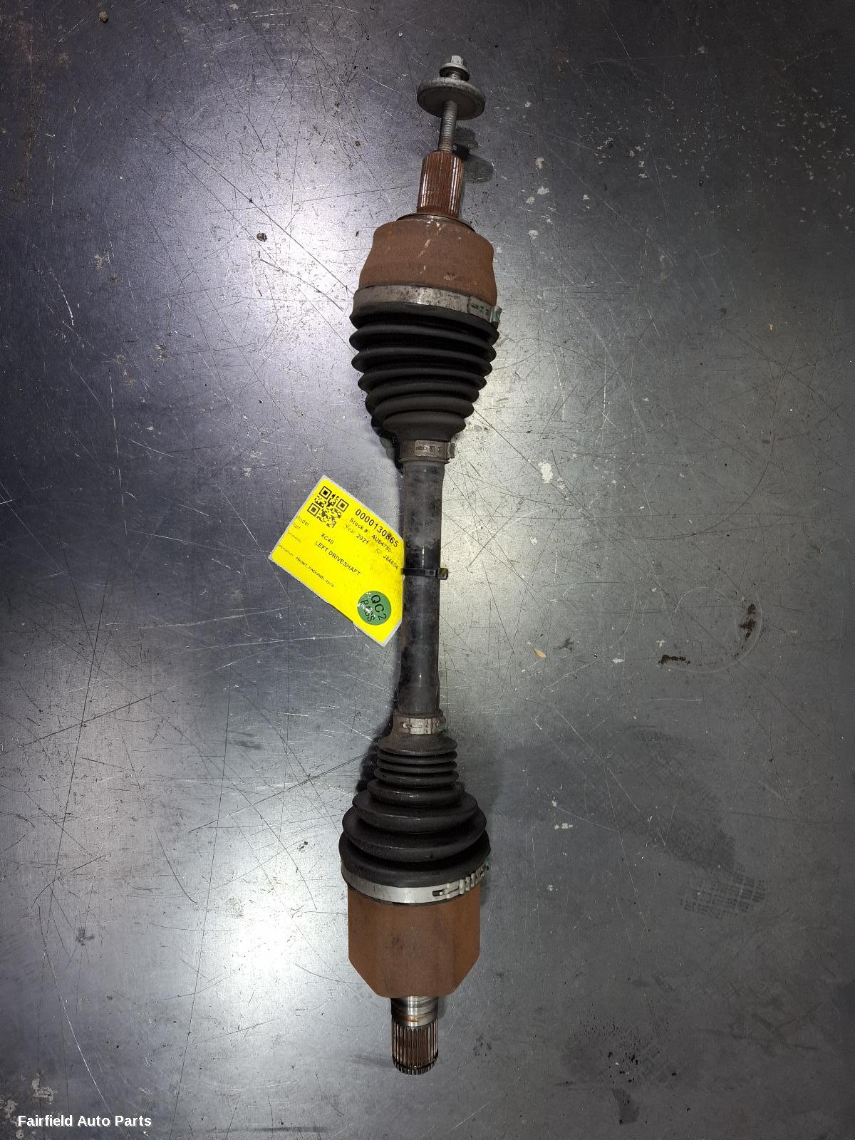 2018-2025 Volvo Xc40 Left Driveshaft