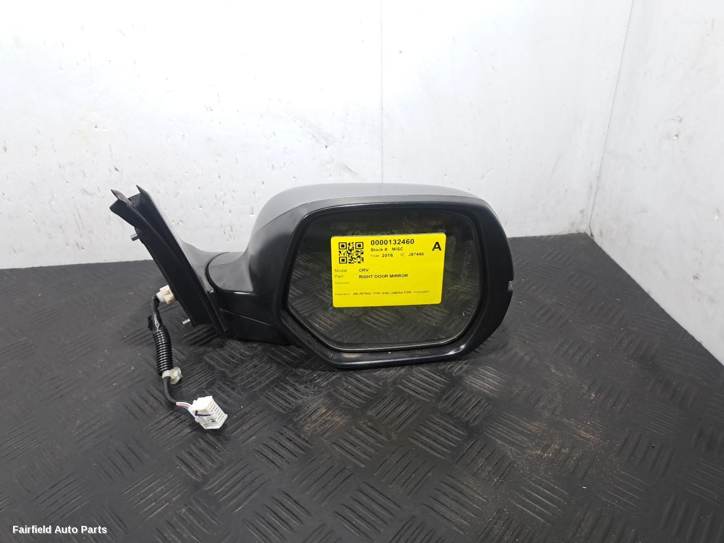 2012-2017 Honda Crv Right Door Mirror