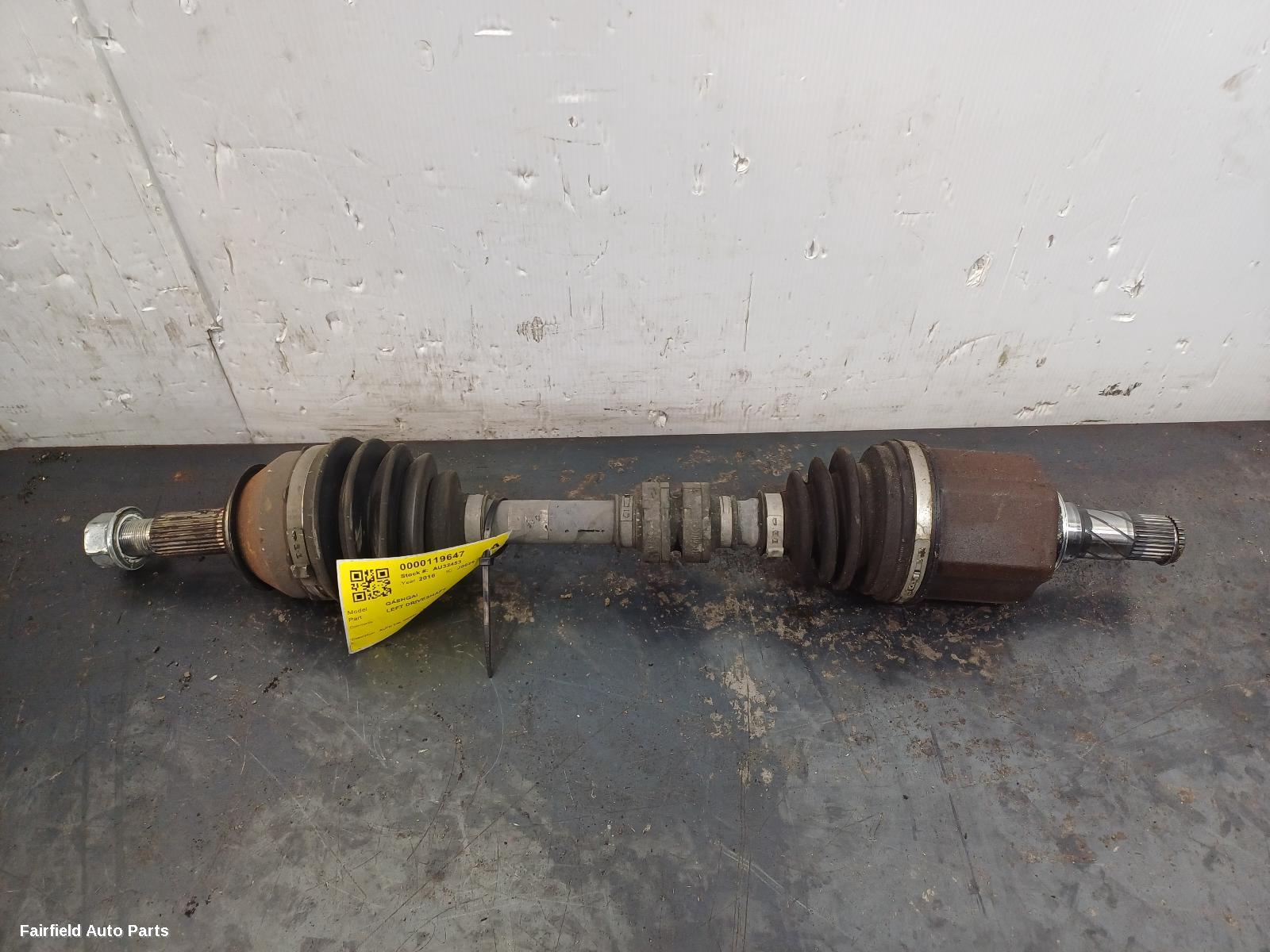 2013-2017 Nissan Qashqai Left Driveshaft