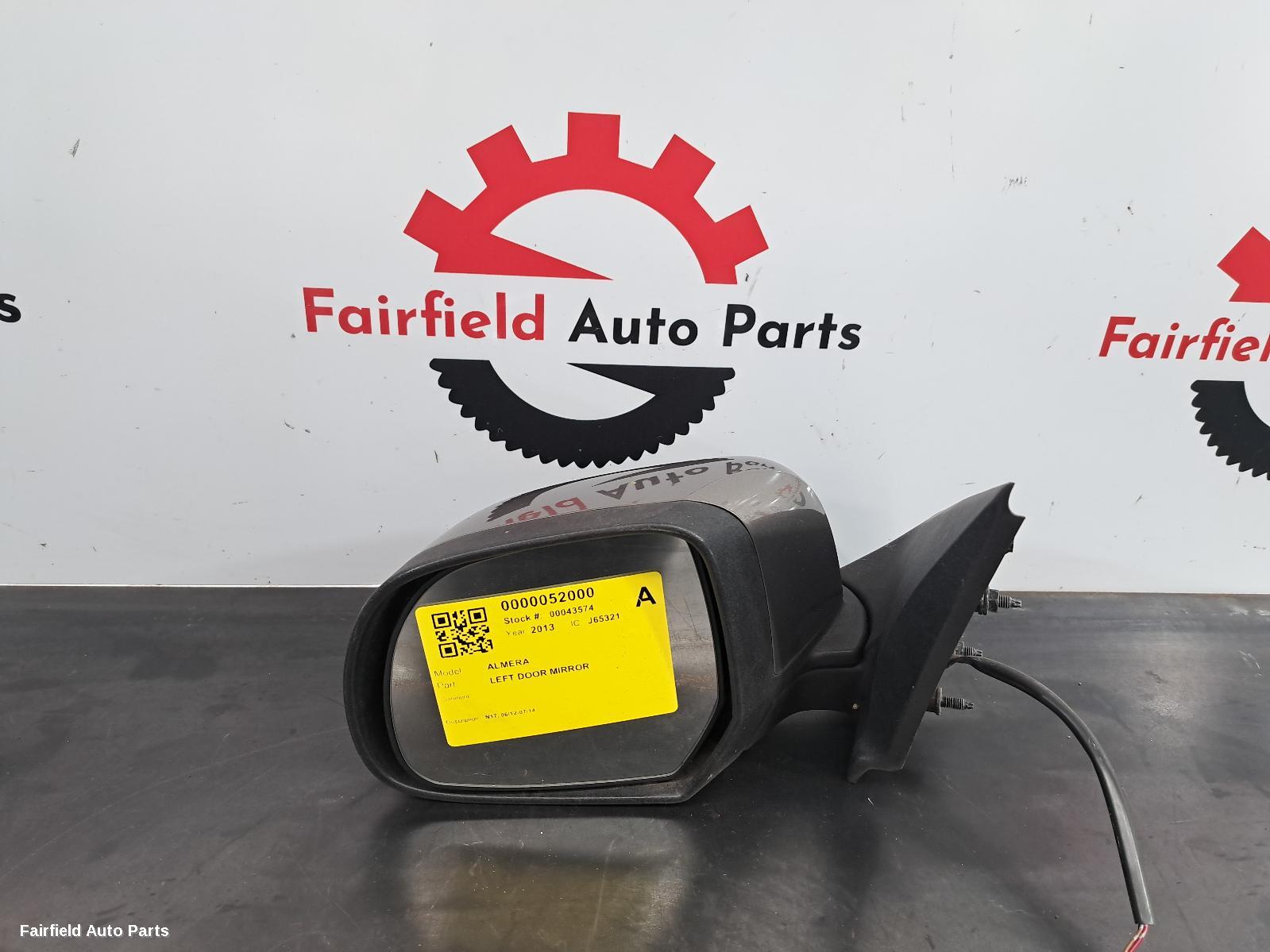 2012-2014 Nissan Almera Left Door Mirror