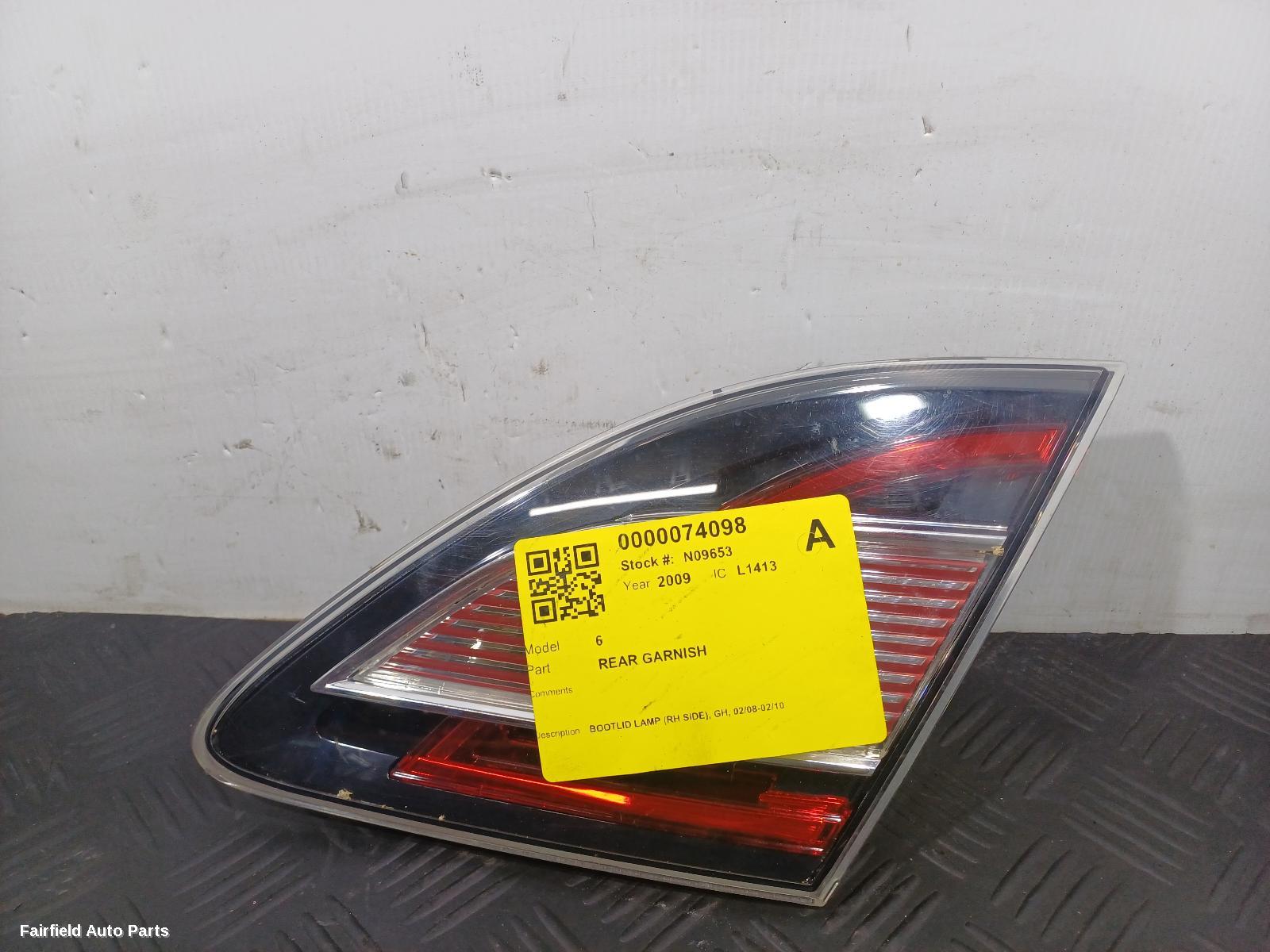 2008-2010 Mazda 6 Rear Garnish