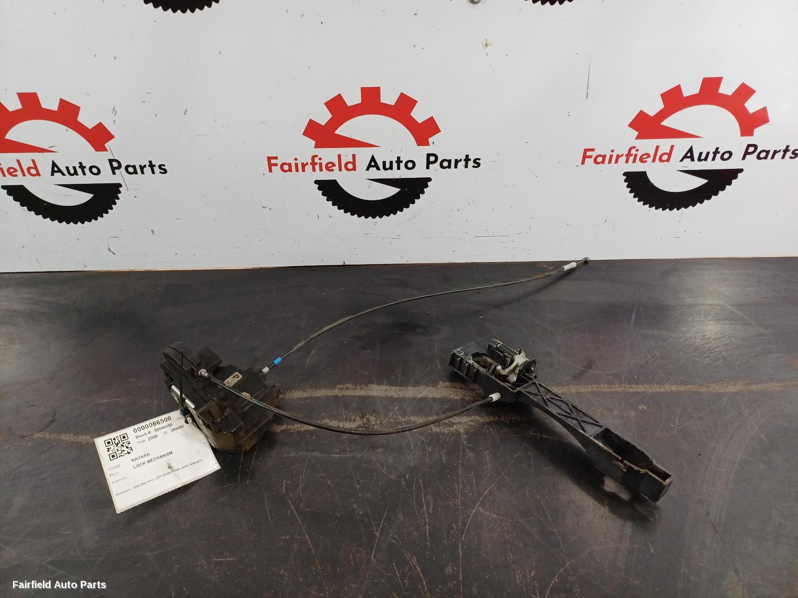 2005-2015 Nissan Navara Door Boot Gate Lock