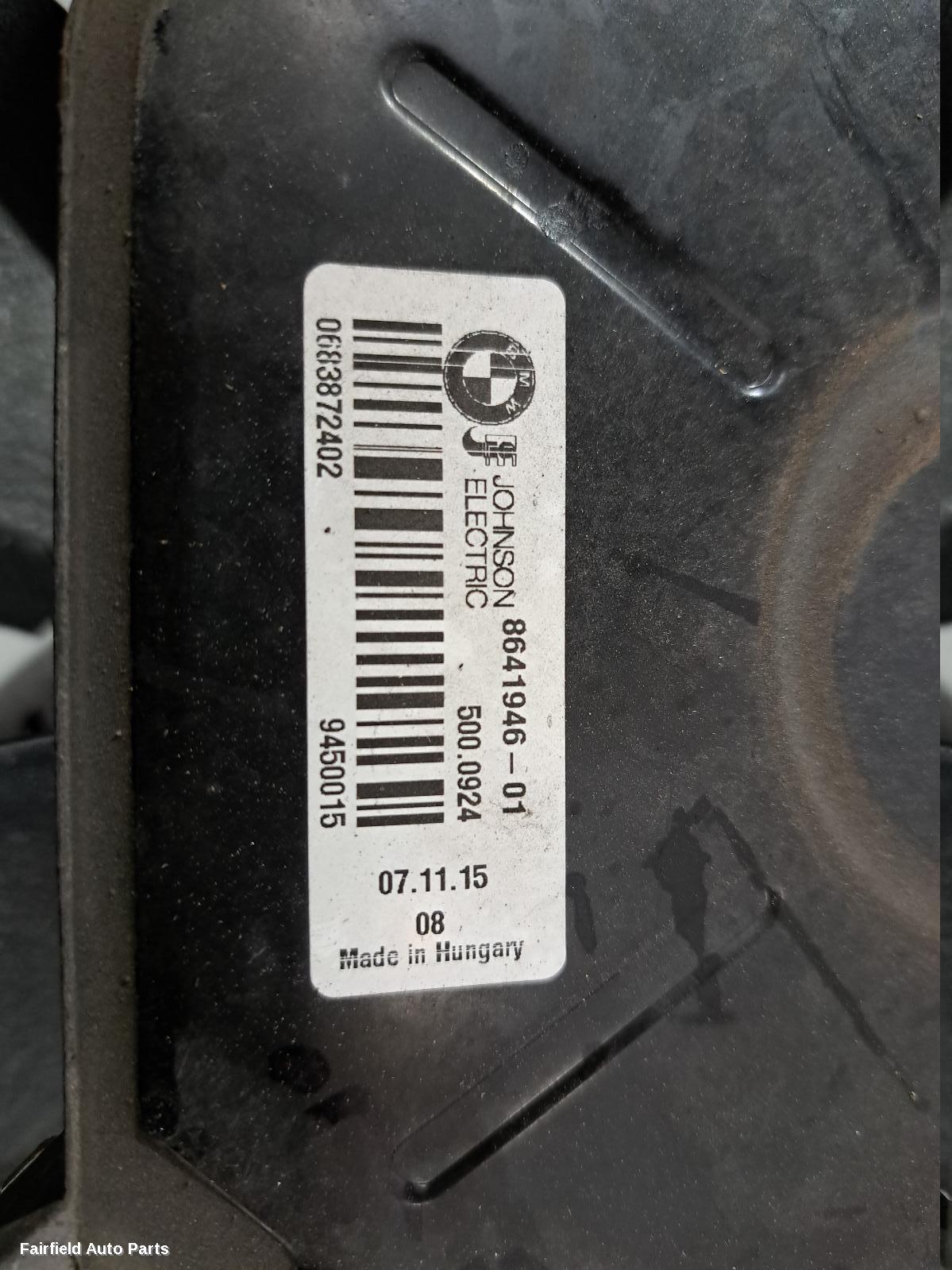 2015-2019 Bmw 3 Series Fan