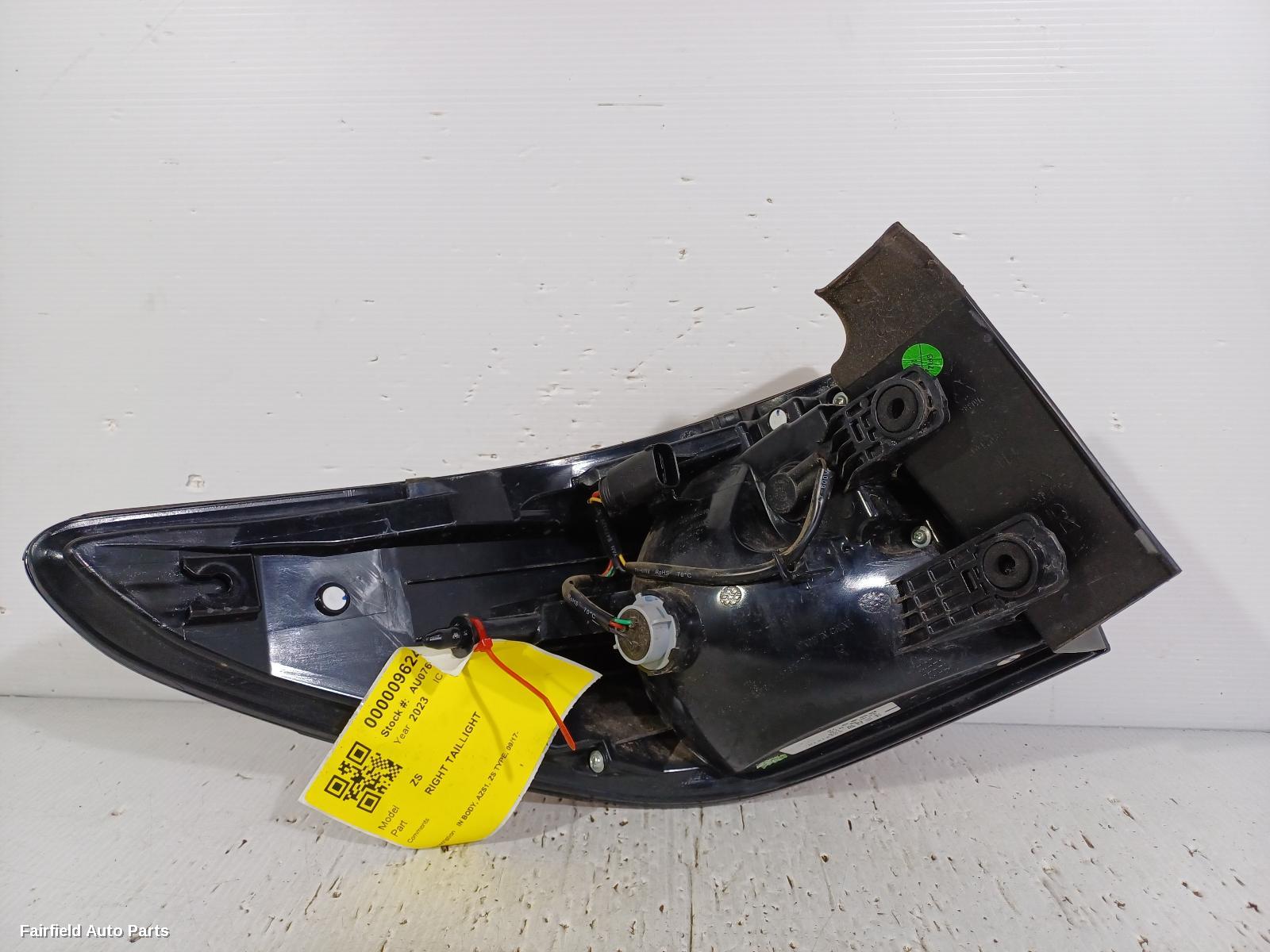 2017-2024 Mg Zs Right Taillight