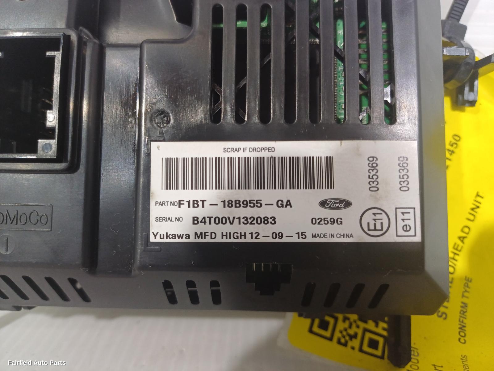 2012-2016 Ford Kuga Radio Cd Dvd Sat Tv