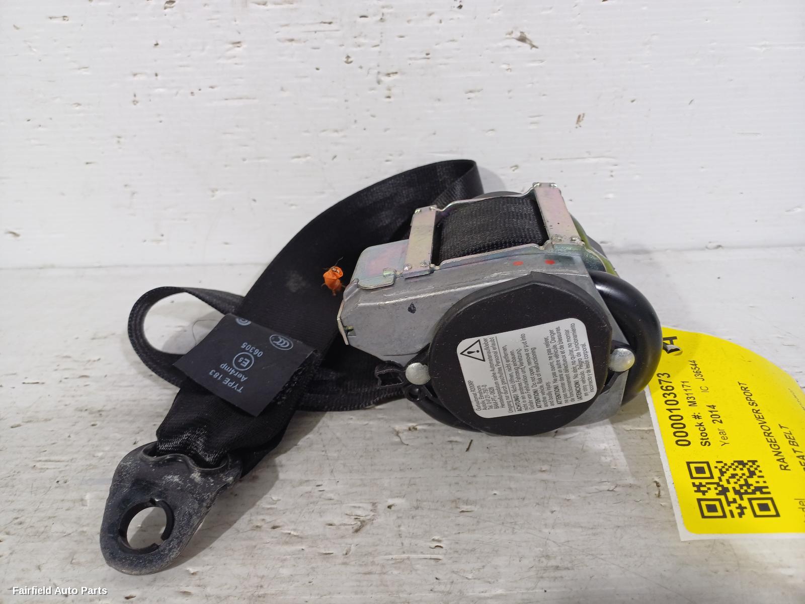 2013-2022 Land Rover Rangerover Sport Seatbelt Stalk