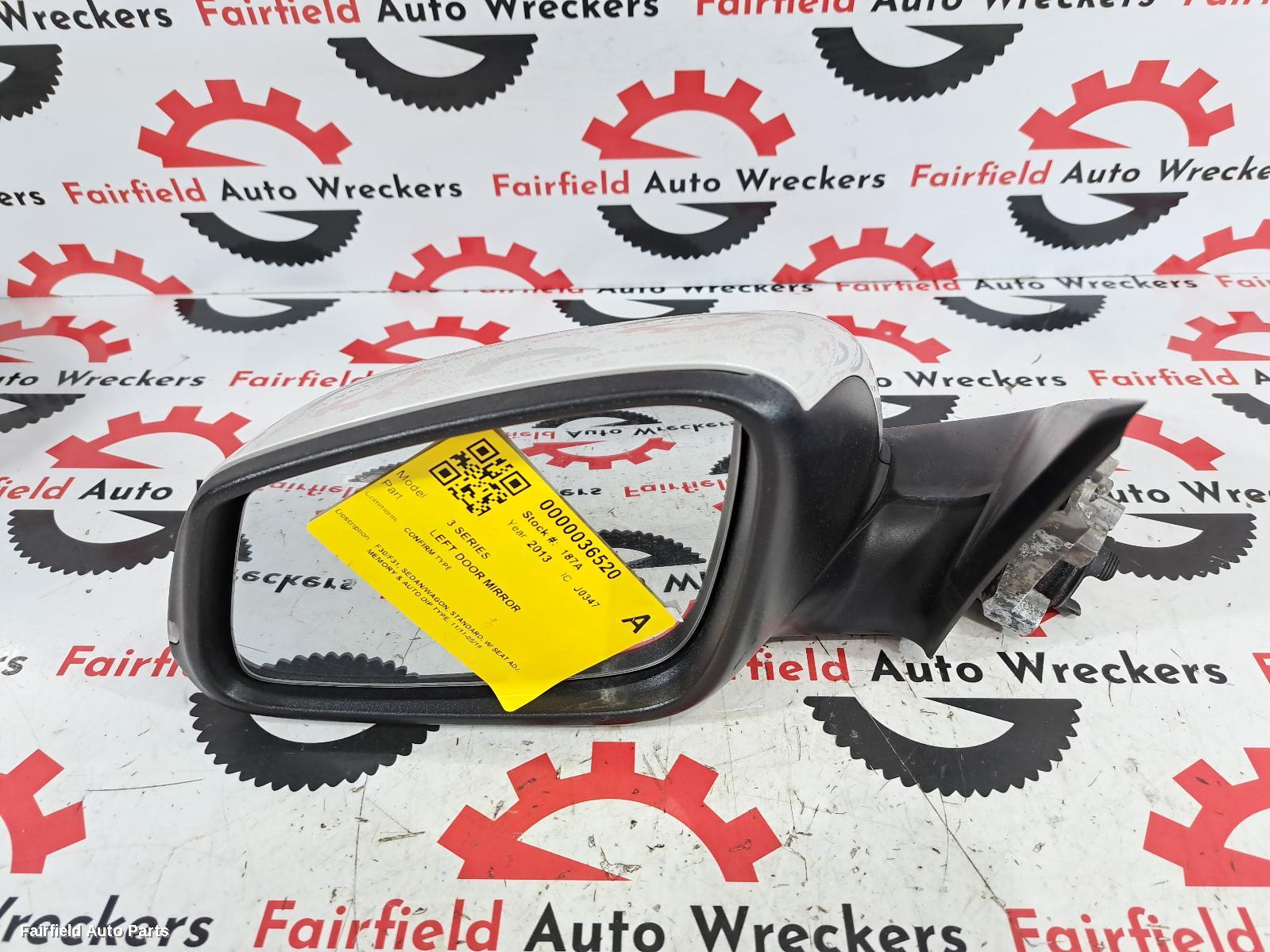 2011-2019 Bmw 3 Series Left Door Mirror