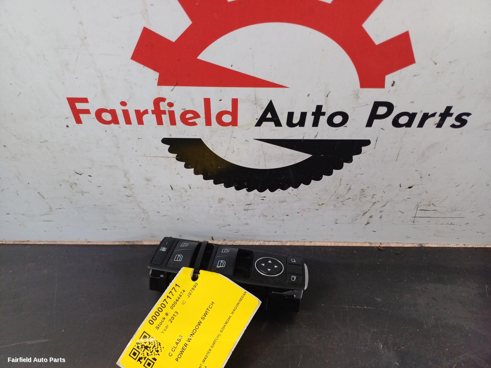 2011-2014 Mercedes C Class Pwr Dr Wind Switch