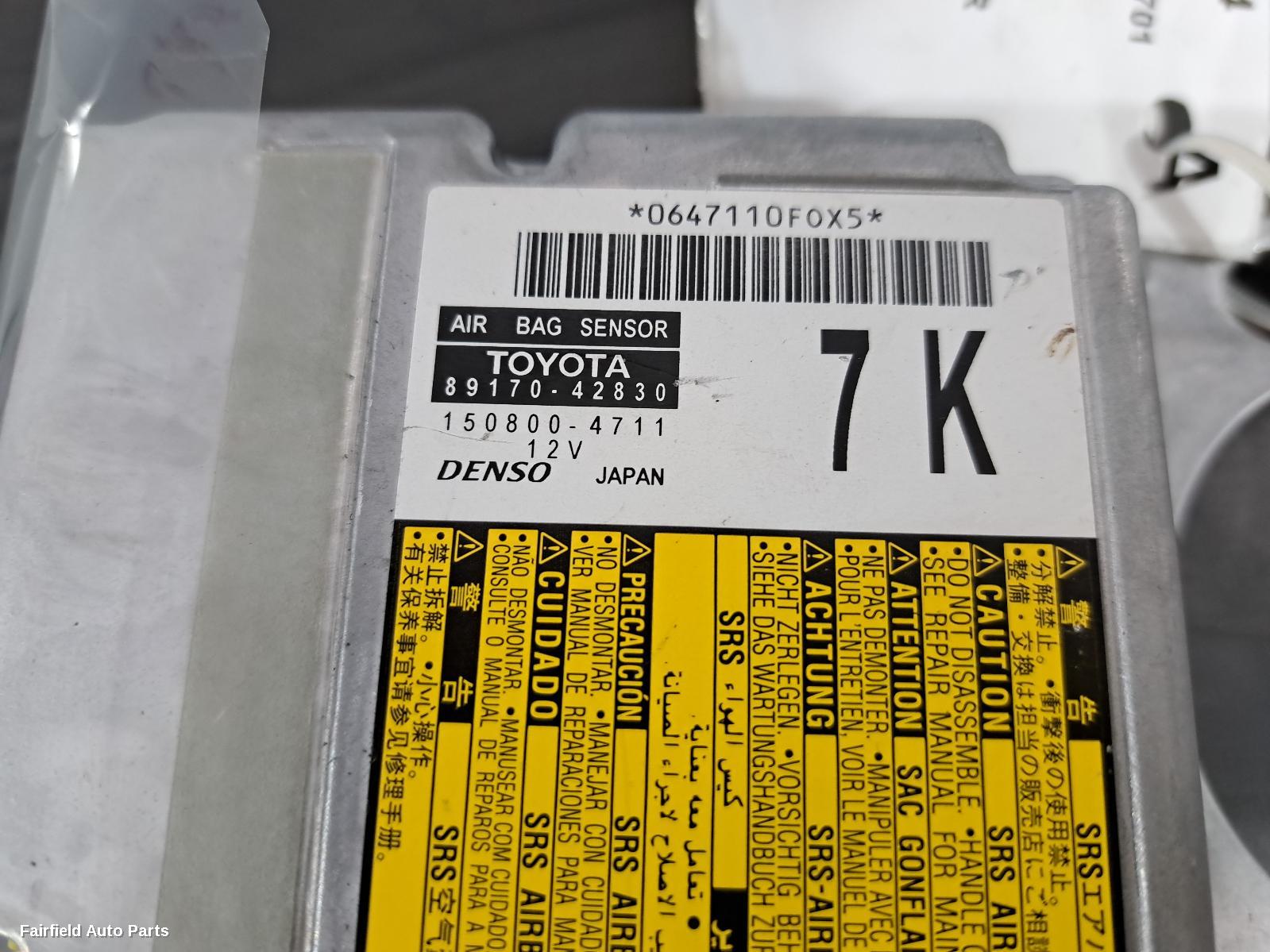 2012-2018 Toyota Rav4 Airbag Module Sensor