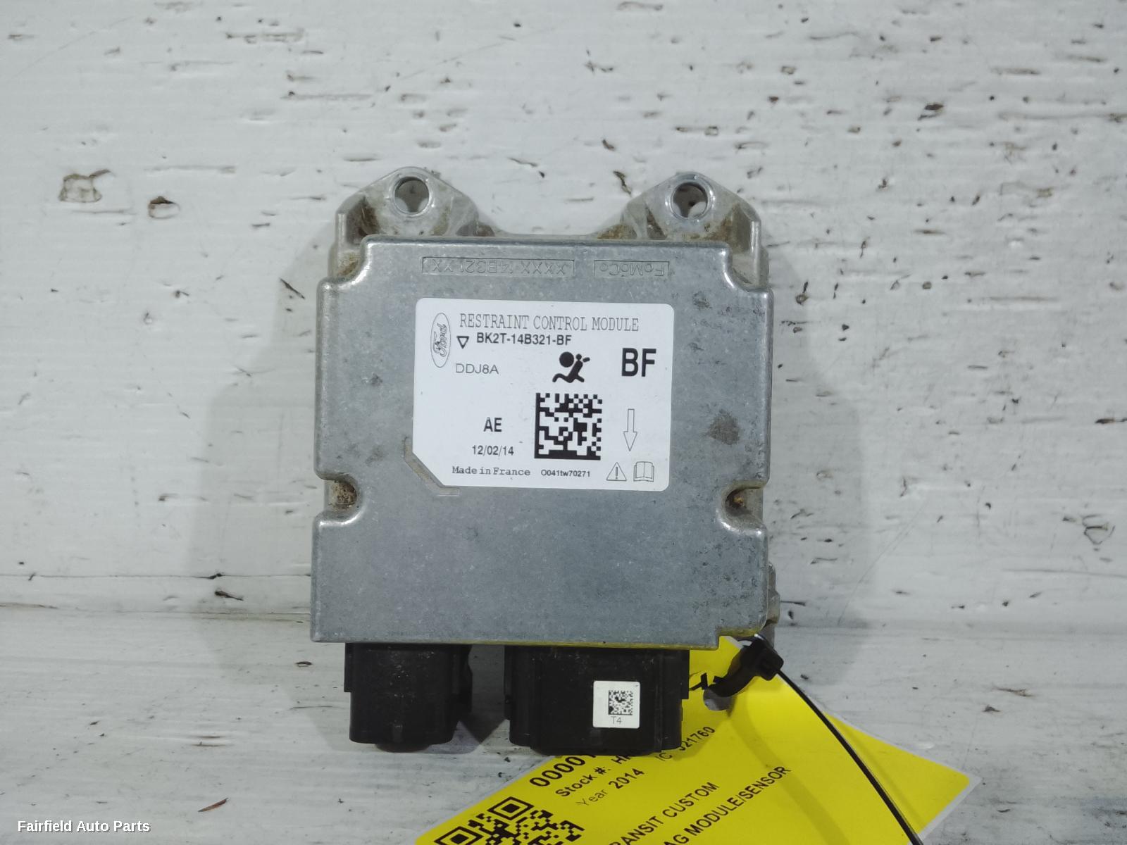 2013-2023 Ford Transit Custom Airbag Module Sensor