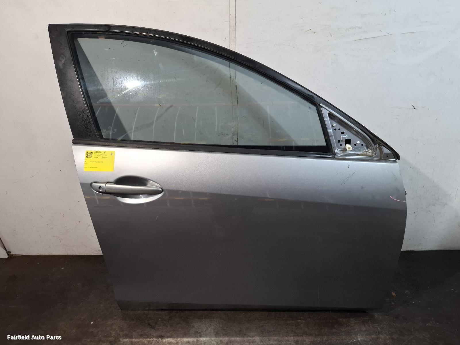 2009-2013 Mazda 3 Right Front Door