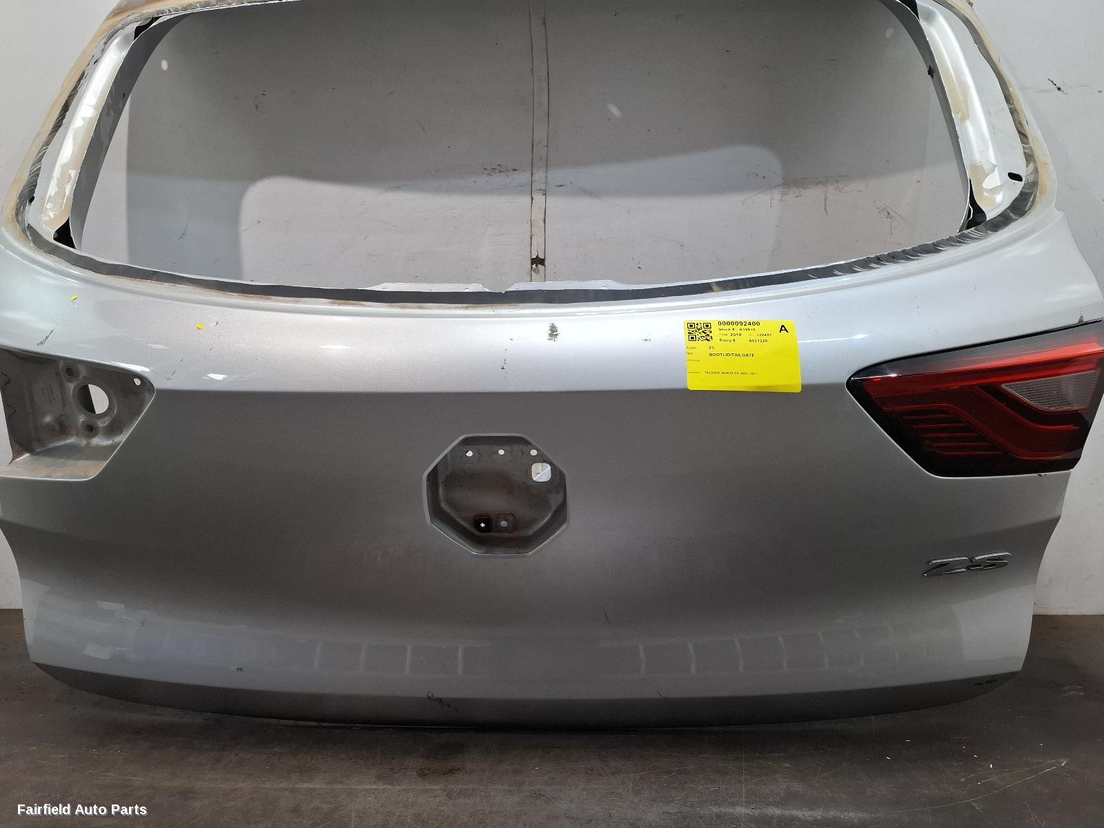 2017-2024 Mg Zs Bootlid Tailgate
