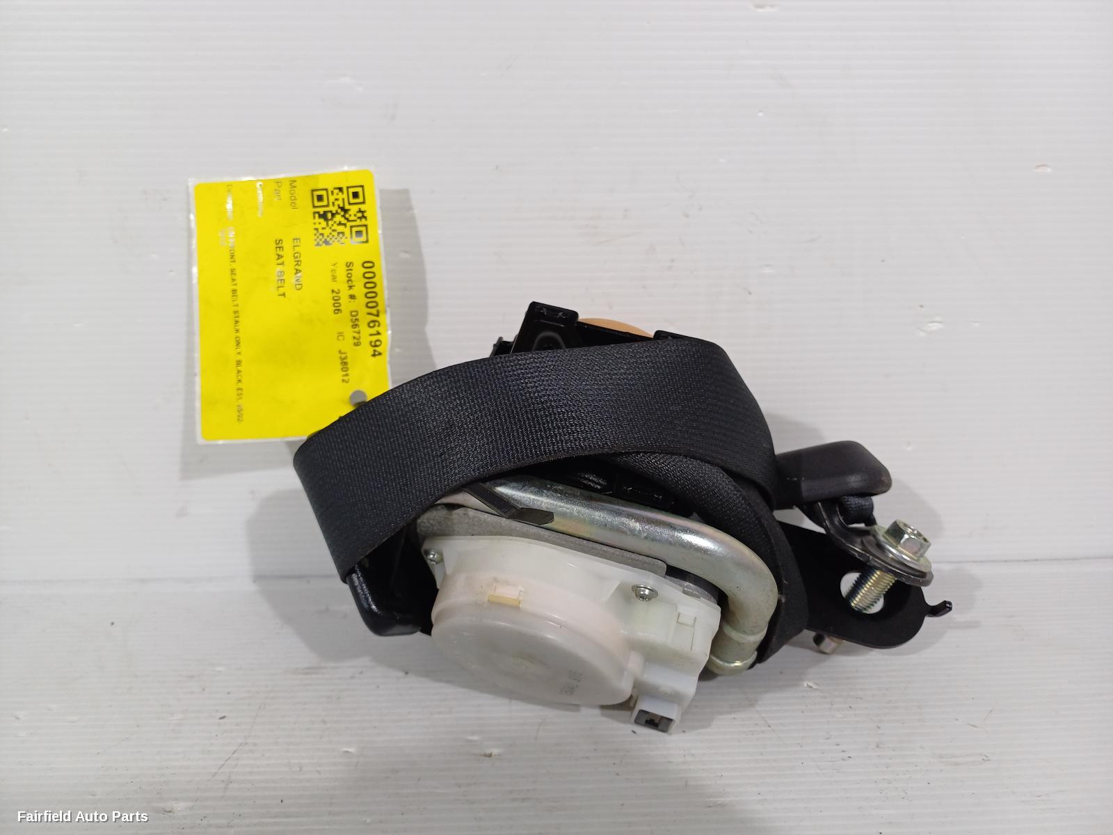 2002-2010 Nissan Elgrand Seatbelt Stalk